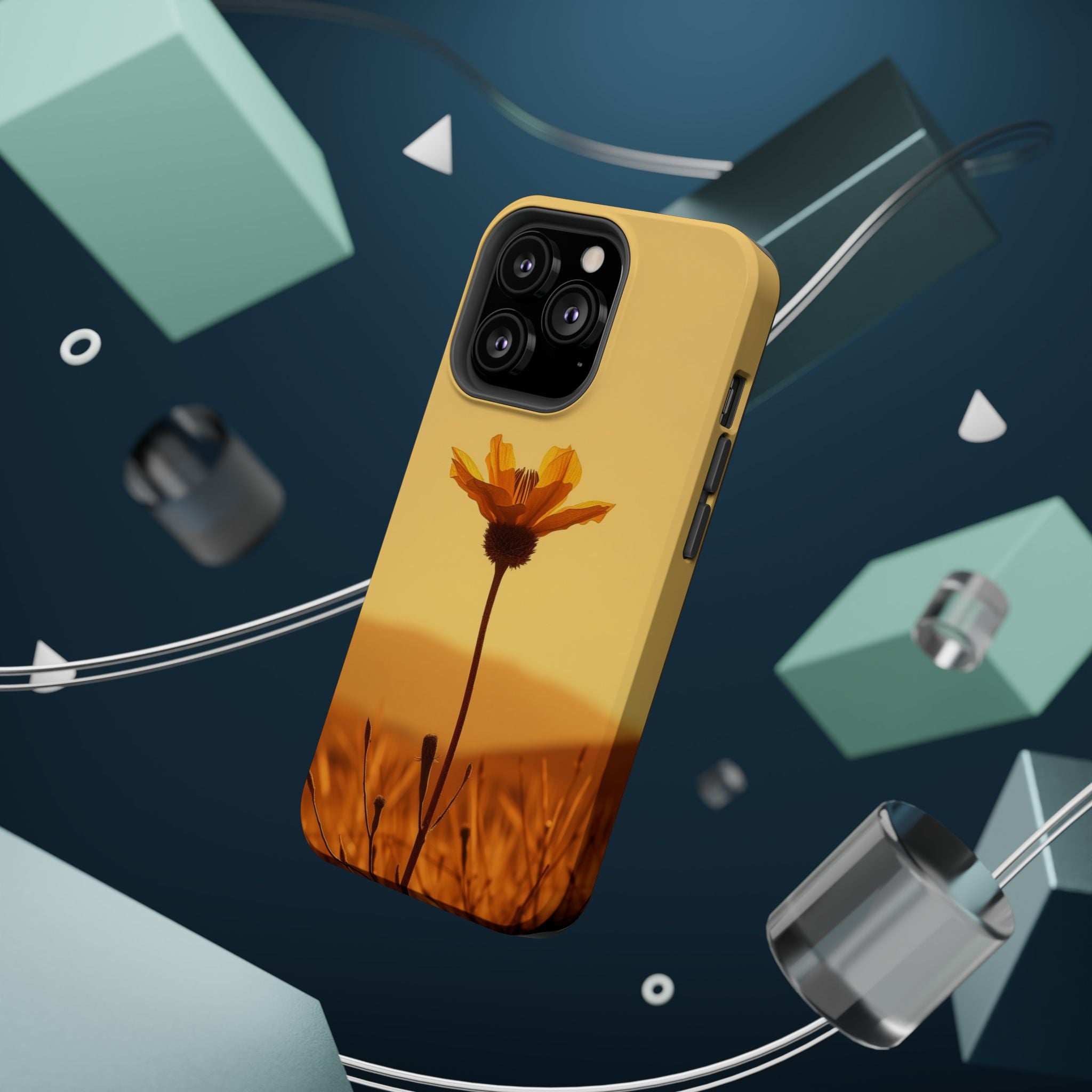 iPhone Desert Flower Cinematic Art Bold Modern Everyday Snap Case · iPhone Case