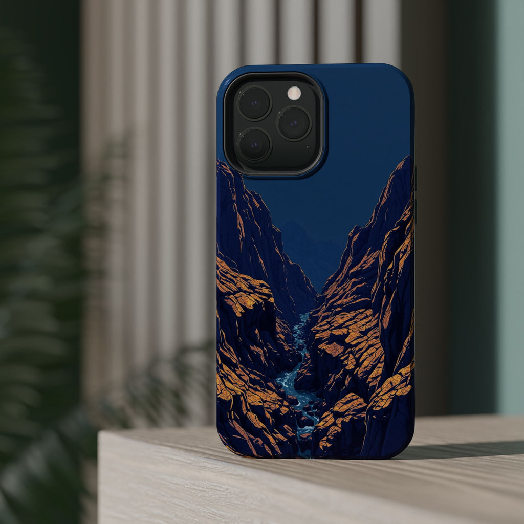 iPhone Indigo And Violet Rocky Coastline Slim Everyday iPhone Designer · iPhone