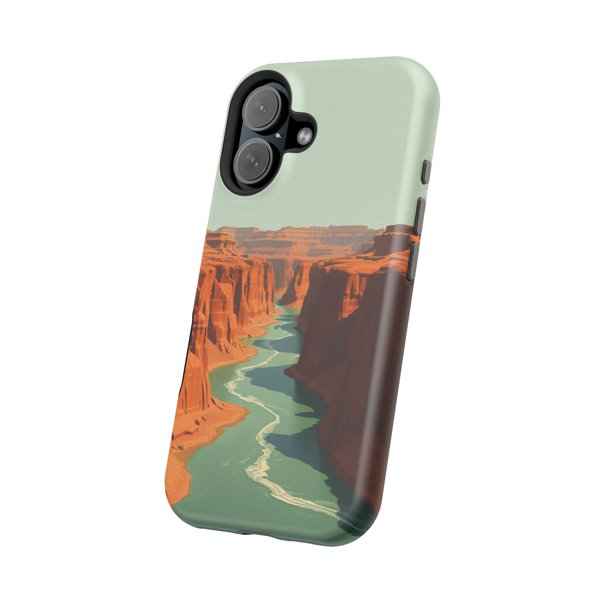 iPhone Burnt Orange And Sand River Canyon Slim iPhone Everyday Designer · iPhone