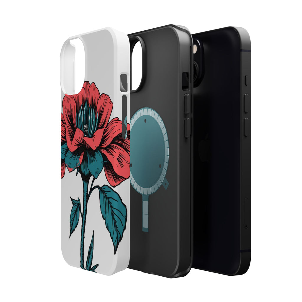 iPhone Garden Party Bloom Dark Gothic Ink Slim Snap Case · iPhone Case