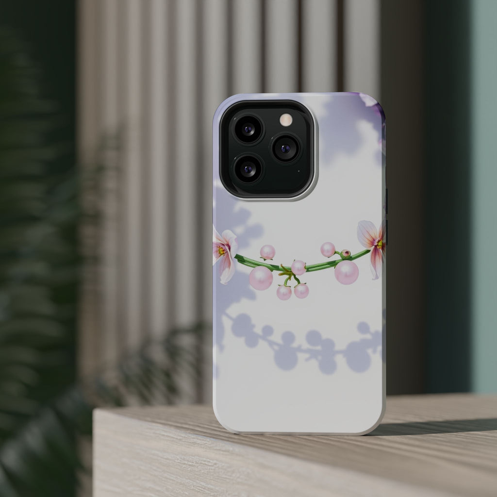iPhone Vibrant Floral Crown Design Clean Minimal Snap Cas Slim Snap Case · iPhon