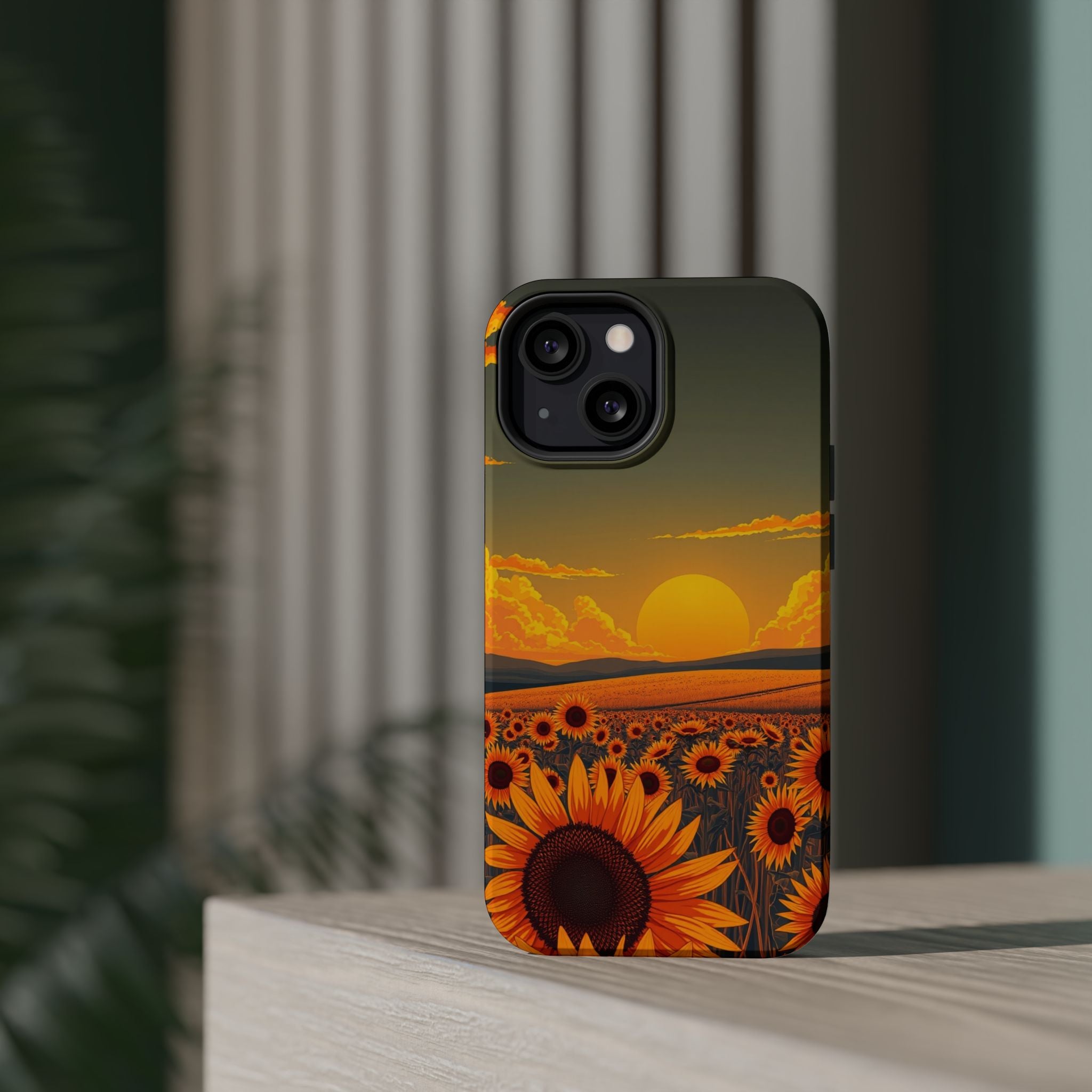 iPhone Vibrant Sunflower Prairie Design Slim Everyday iPhone Designer · iPhone C