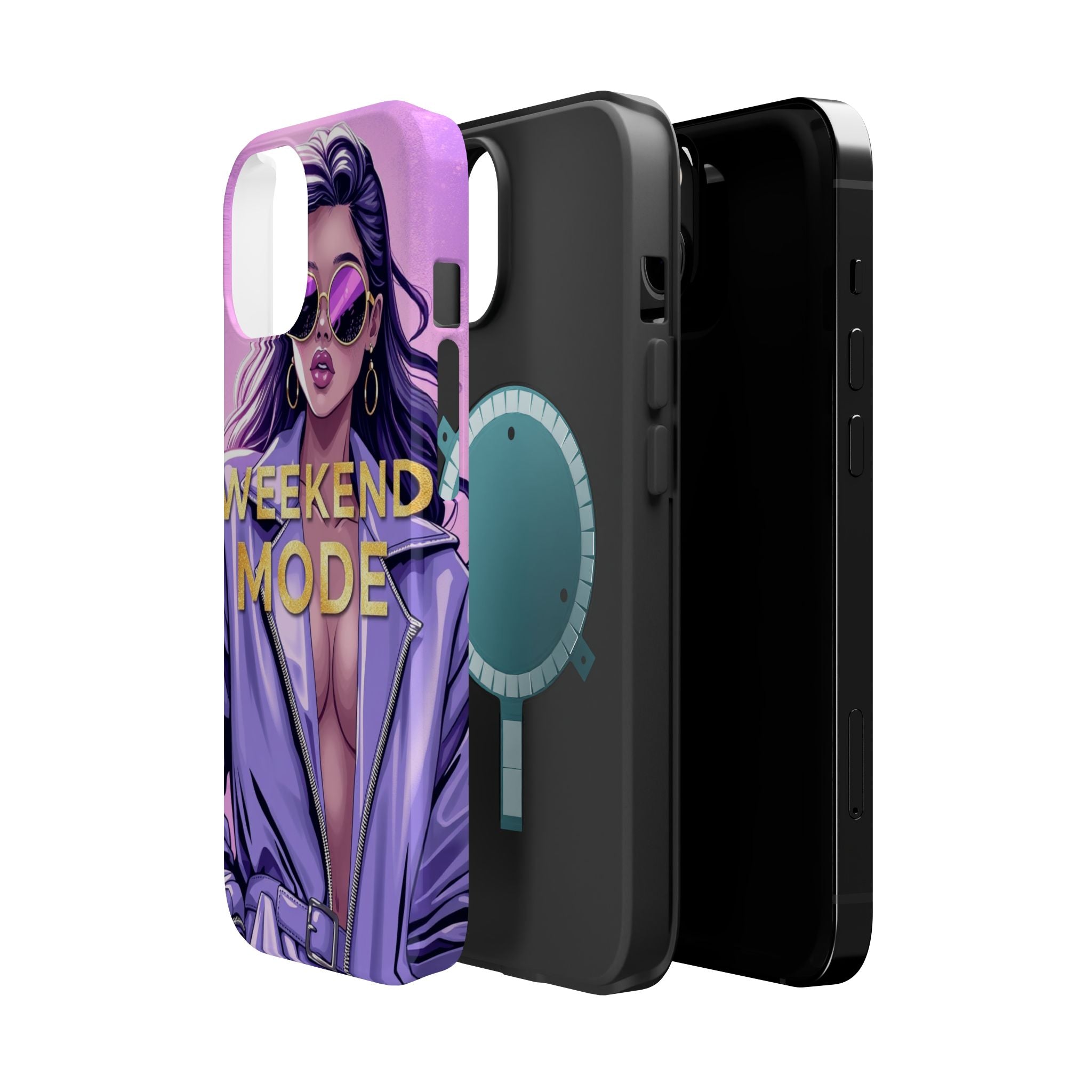 iPhone Lavender And Pearl Weekend Mode On Slim Everyday Designer Case · iPhone C
