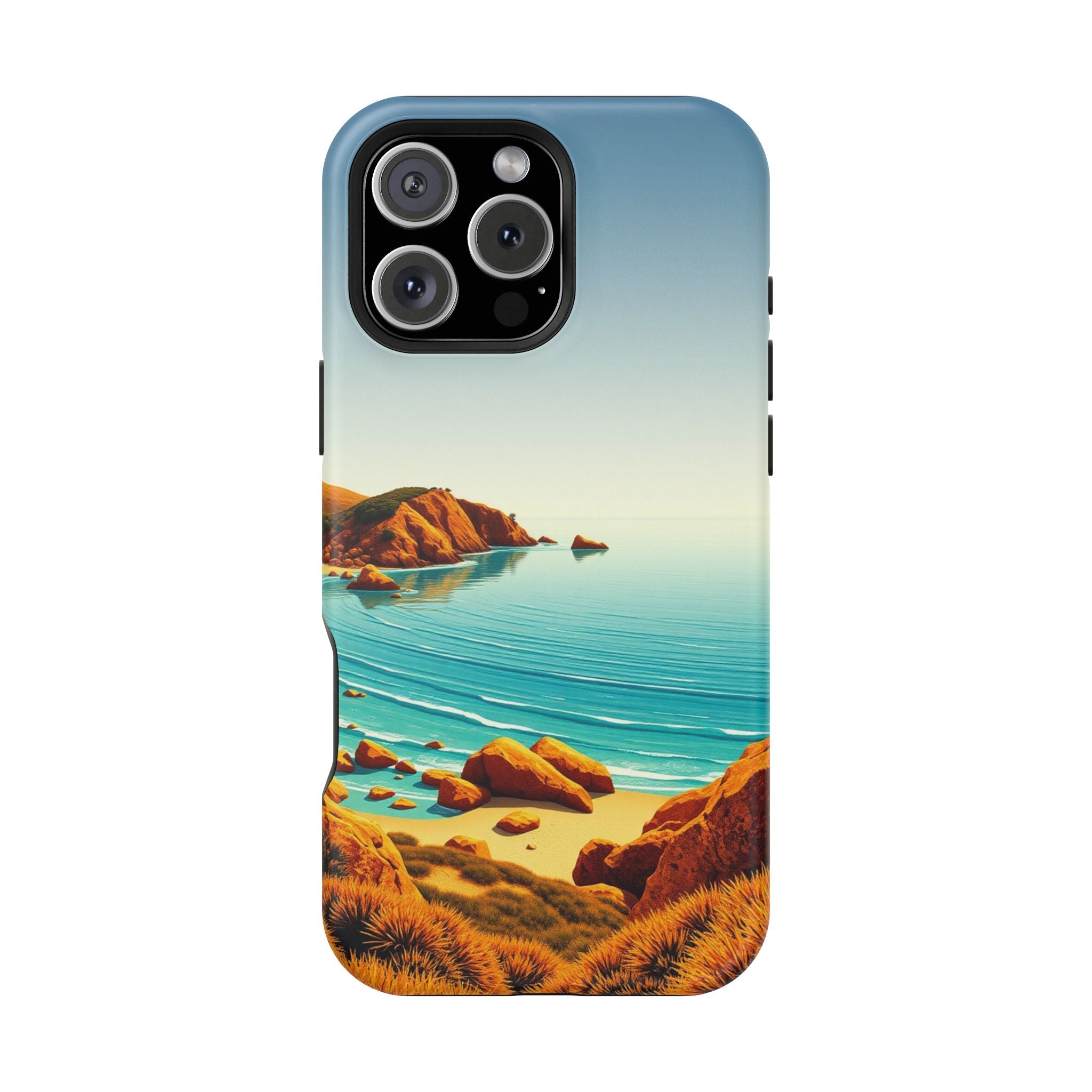 iPhone Mustard And Rust Pebble Beach Slim Everyday iPhone 14 Designer · iPhone C