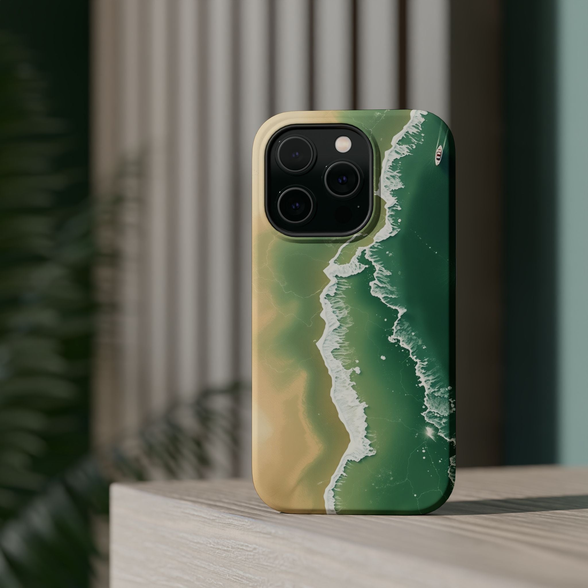 iPhone Shoreline Aerial Bold Art Bold Modern Everyday Snap Case · iPhone Case