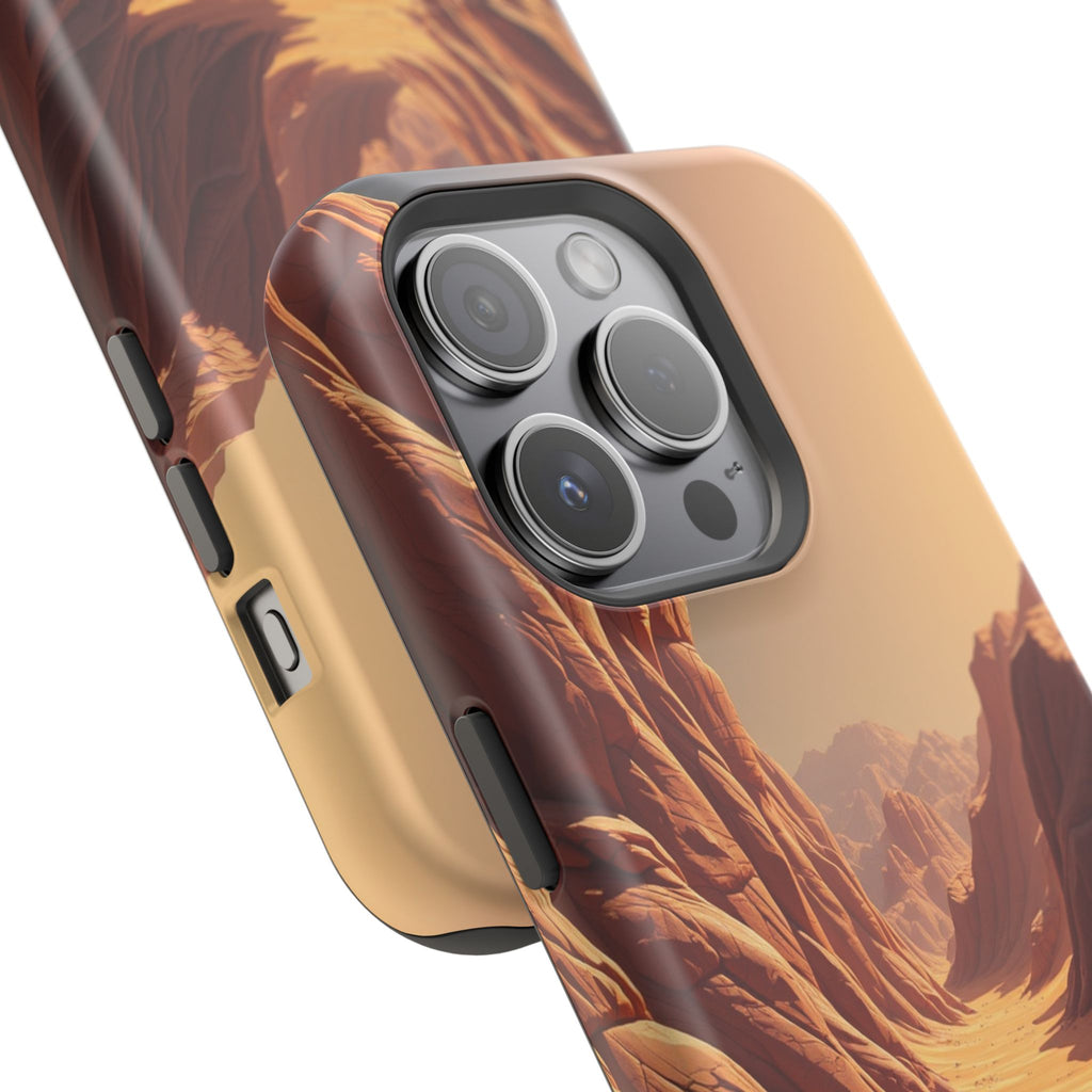 iPhone Burnt Orange And Sand Valley Floor Slim iPhone 20 Everyday · iPhone Case