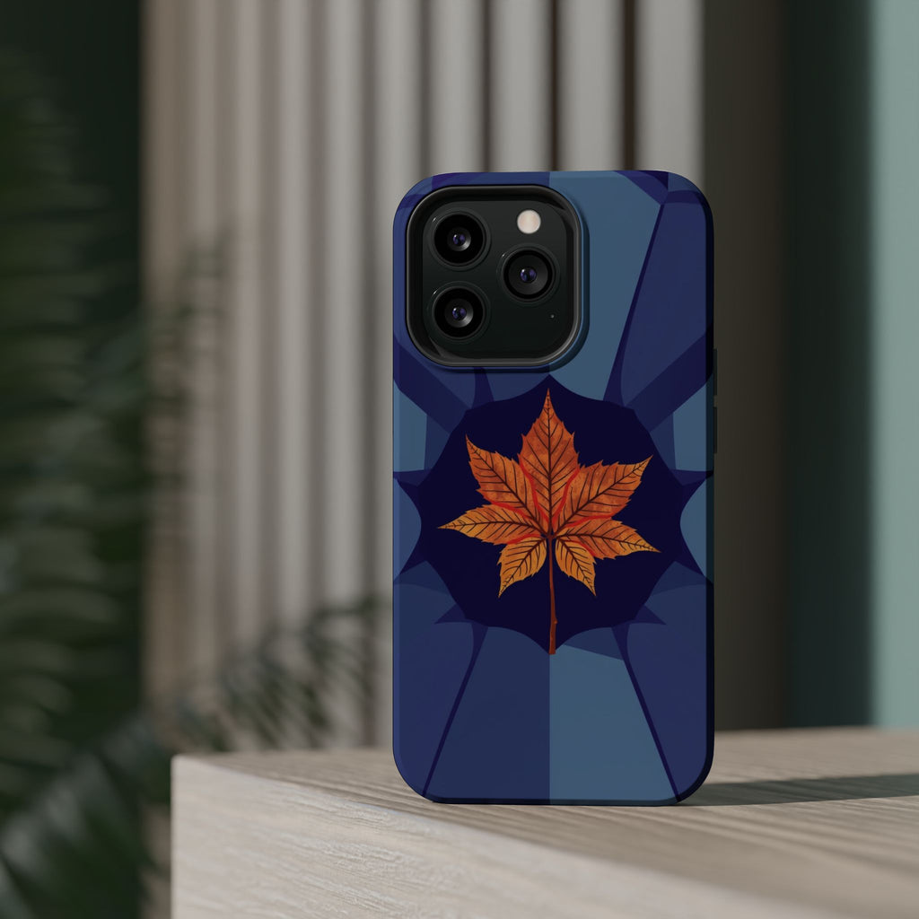 iPhone Autumn Maple Abstract Geometric Slim Everyday Designer Case · iPhone Case
