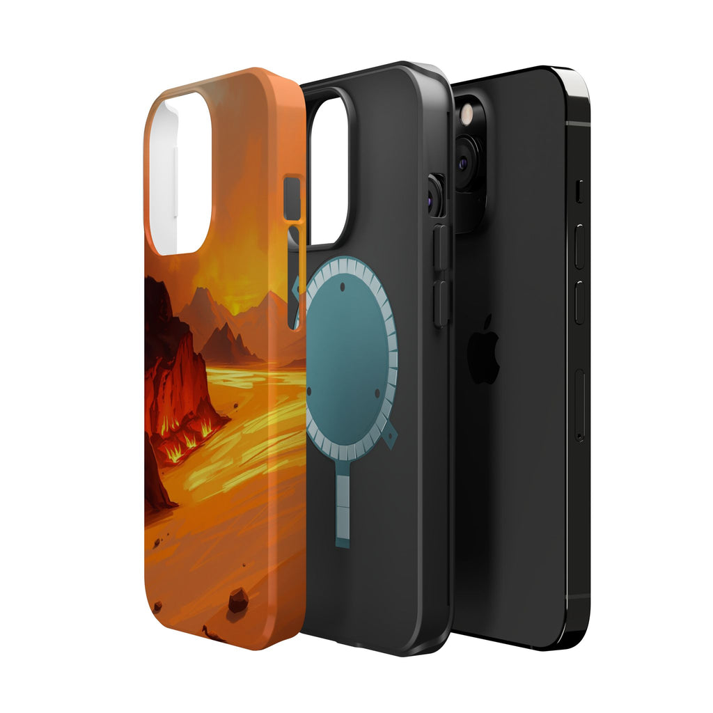 iPhone Burnt Orange And Sand Wildfire Glow Slim iPhone Everyday · iPhone Case