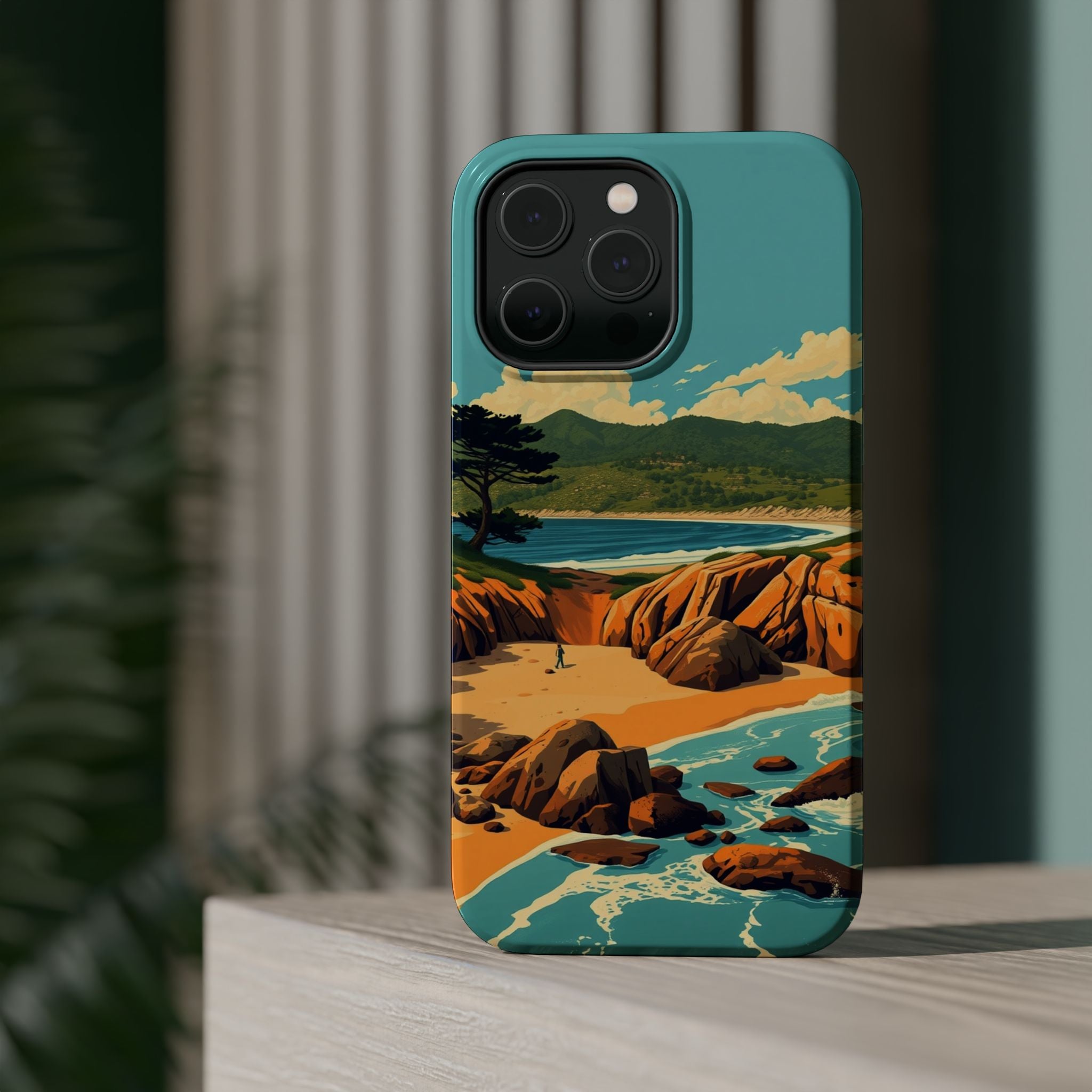 iPhone Pebble Beach Vintage Retro Poster Slim Everyday iPhone Designer · iPhone