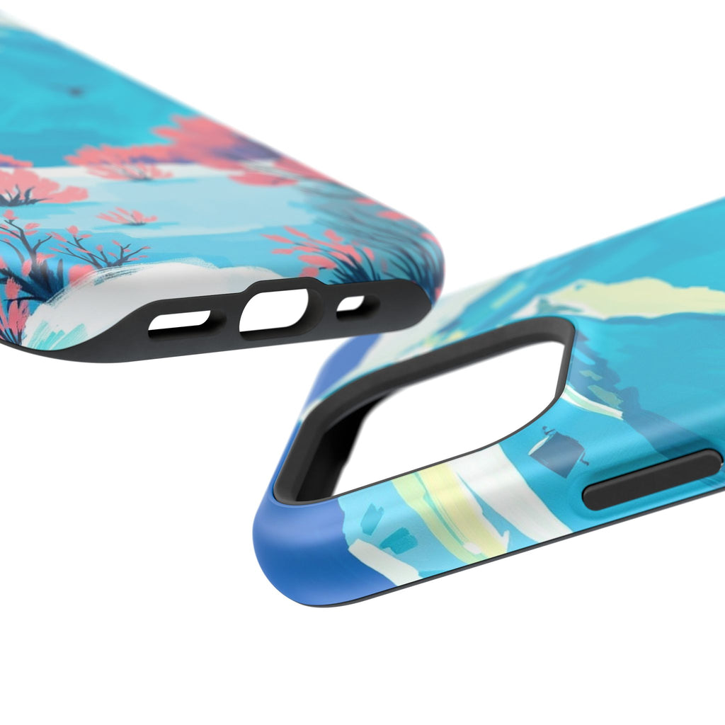 iPhone Snow Field Electric Art Slim Everyday Designer Case · iPhone Case