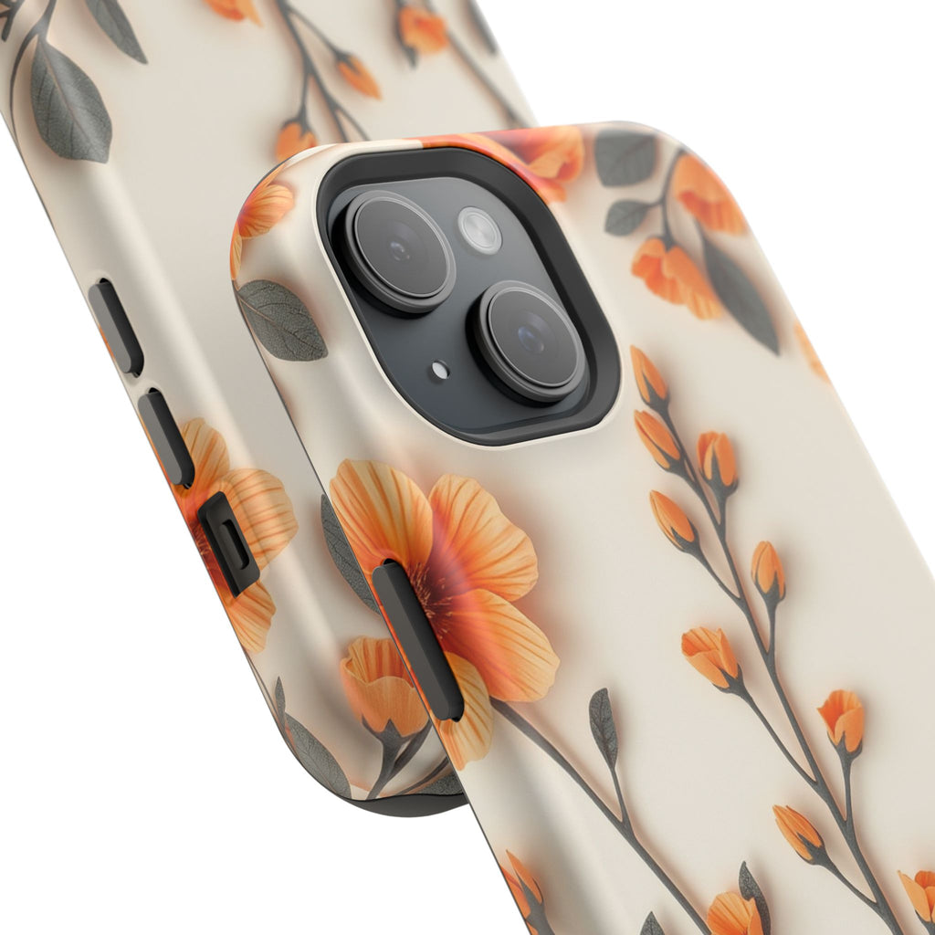 iPhone Vintage Botanical Print Paper Cut Art Slim iPhone Everyday · iPhone Case
