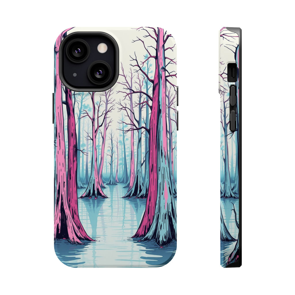 iPhone Cypress Swamp Hand-Drawn Sketch Slim Everyday Designer Case · iPhone Case