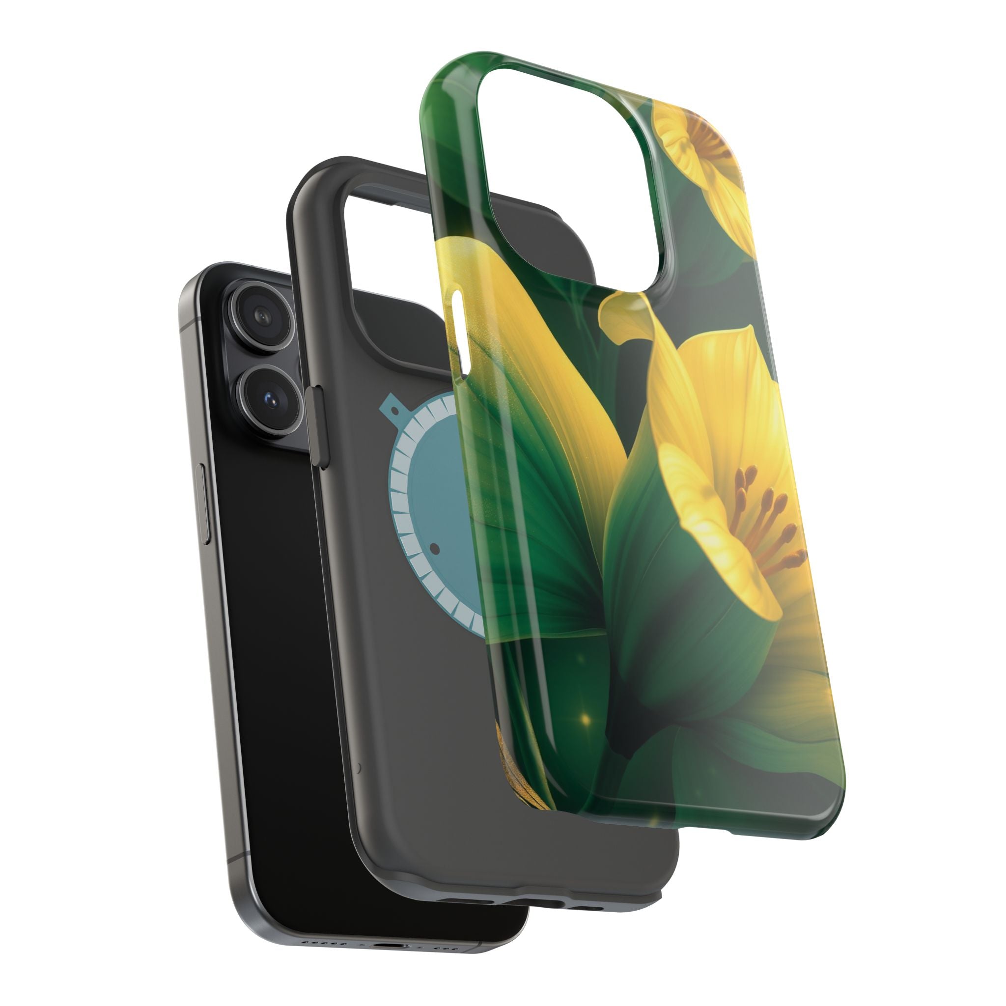 iPhone Night Bloomer Gold Foil Luxury Slim Everyday Designer Case · iPhone Case