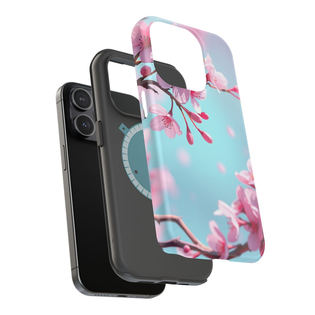 iPhone Cherry Blossom Electric Art Bold Modern Everyday Snap Case · iPhone Case