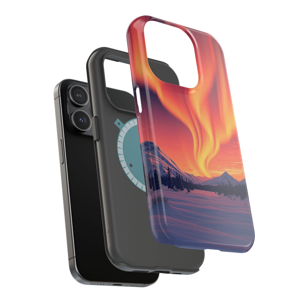 iPhone Sunset Amber And Peach Northern Lights Slim iPhone Everyday · iPhone Case