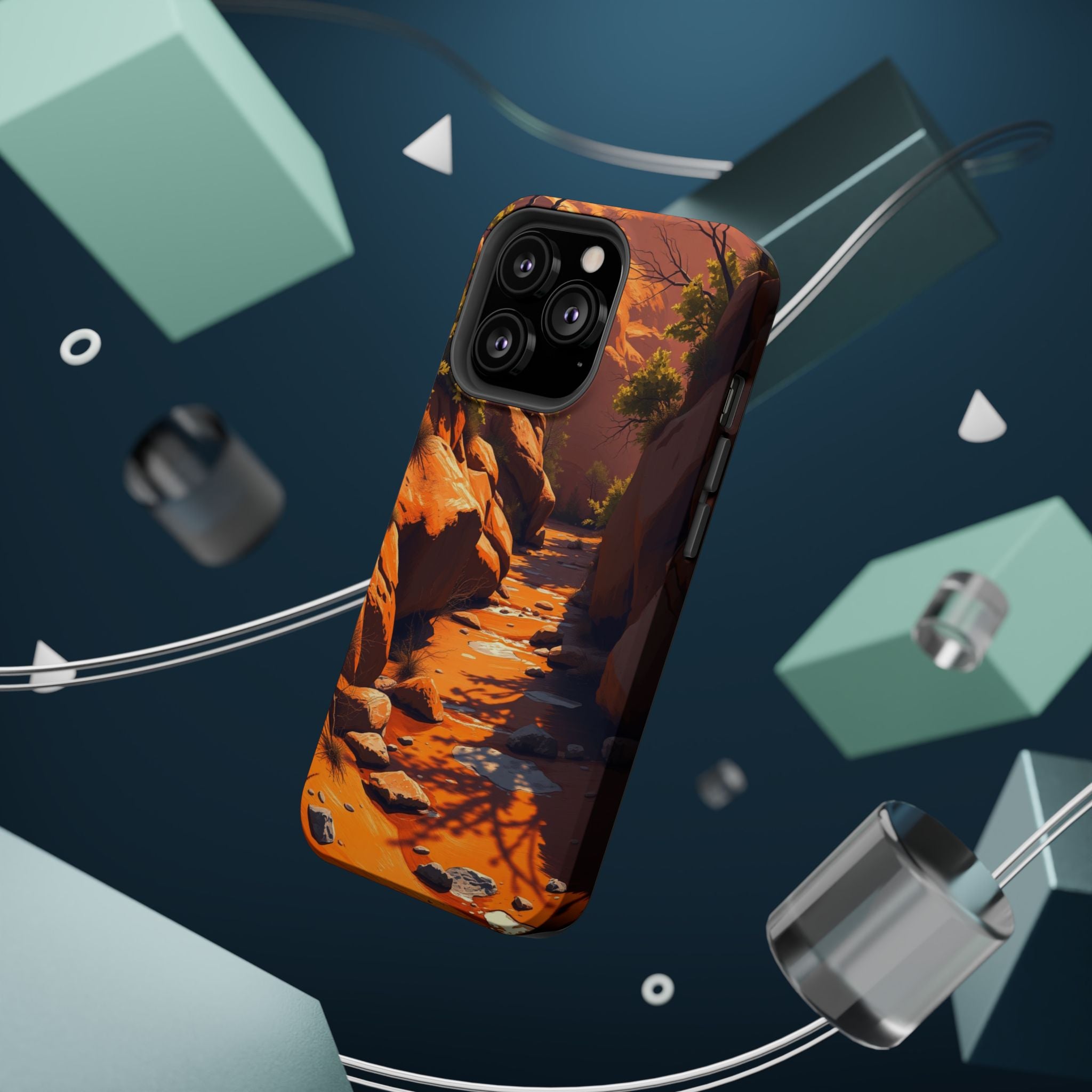 iPhone Spring Creek Bold Art Slim Everyday Designer Case · iPhone Case