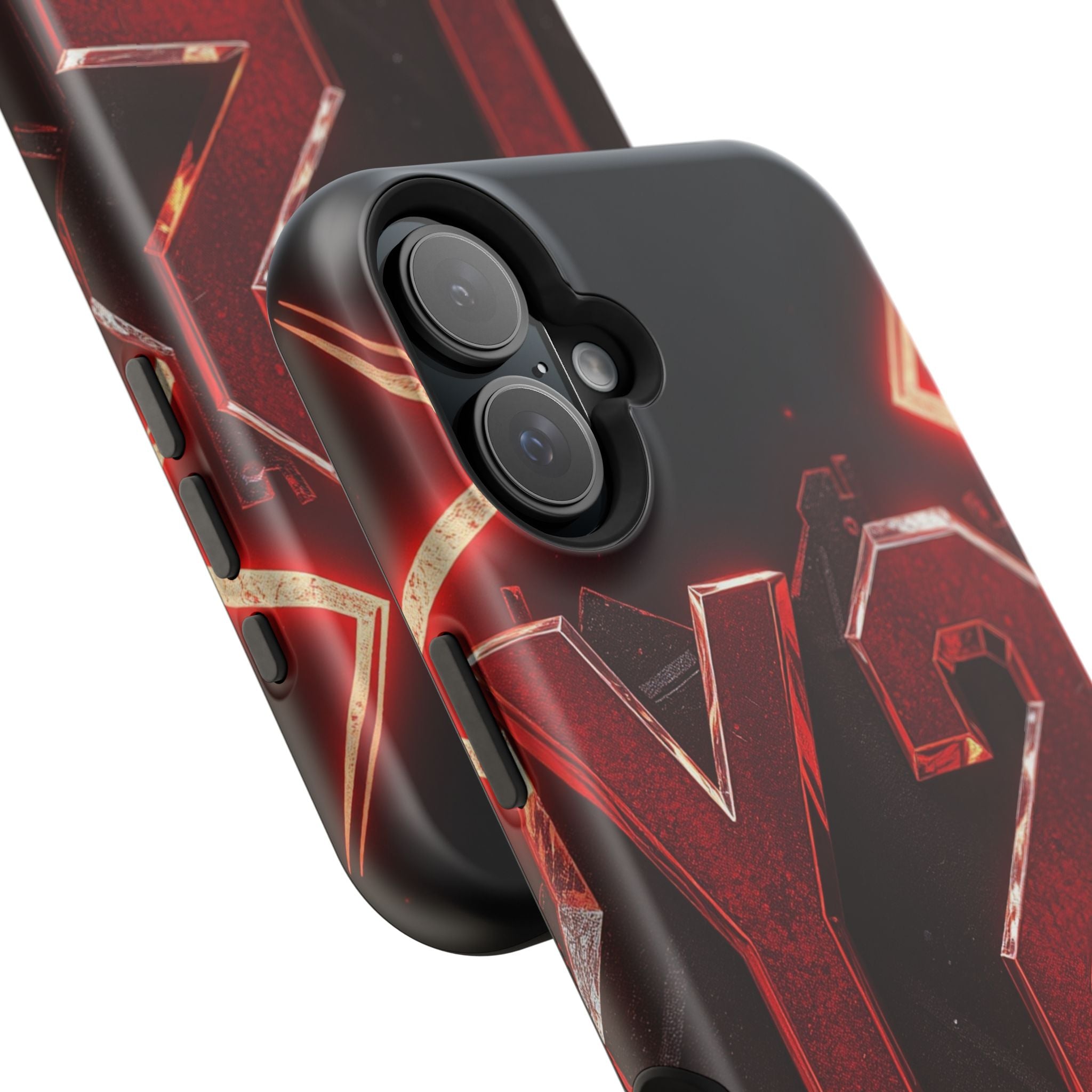 iPhone Y2K Holographic Bold Art Slim Everyday Designer Case · iPhone Case