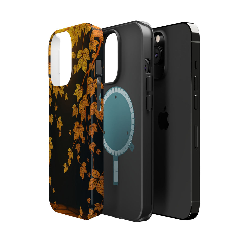 iPhone Mustard And Rust Art Nouveau Vine Slim Everyday iPhone 14 · iPhone Case