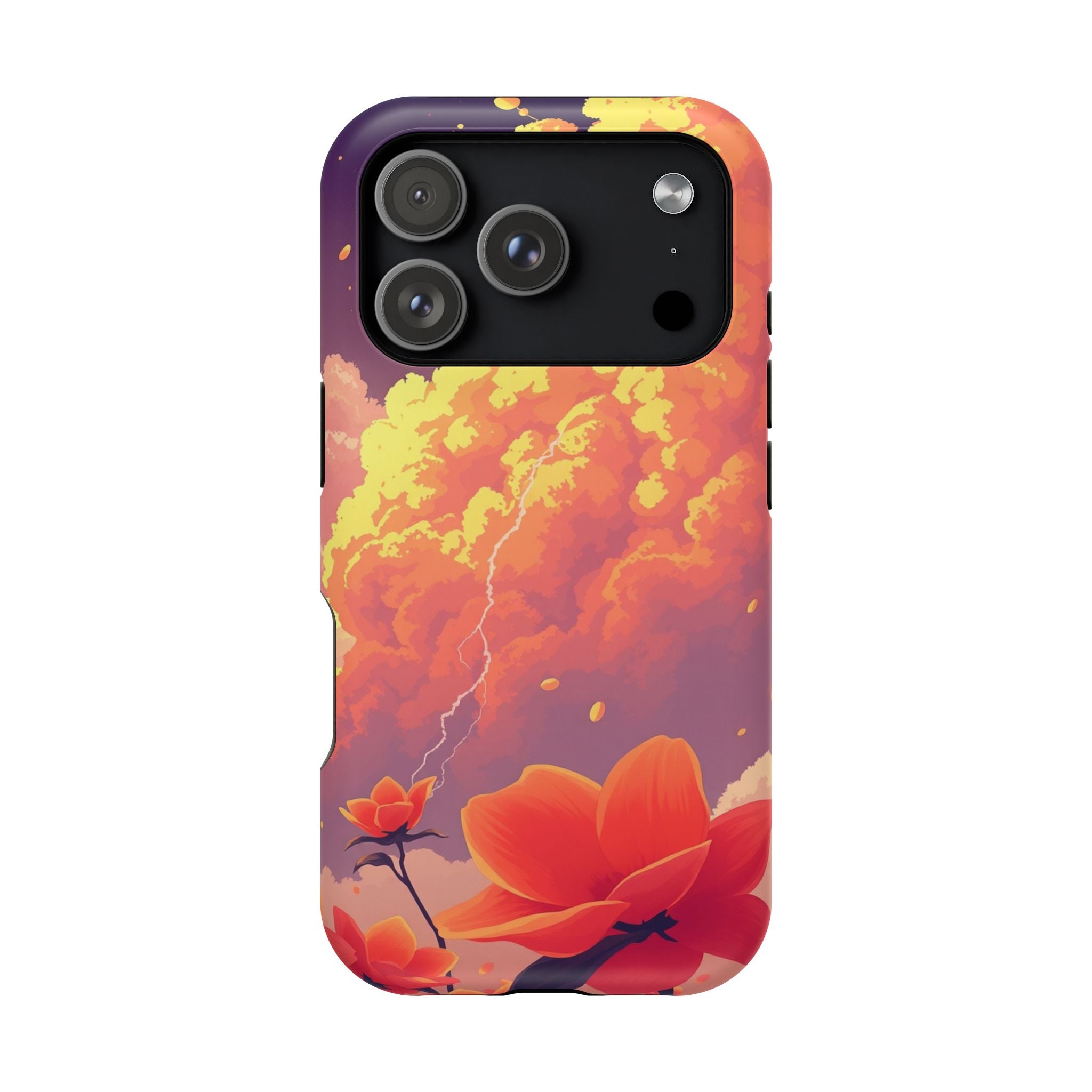 iPhone Sunset Amber And Peach Petal Storm Slim iPhone Everyday Designer · iPhone