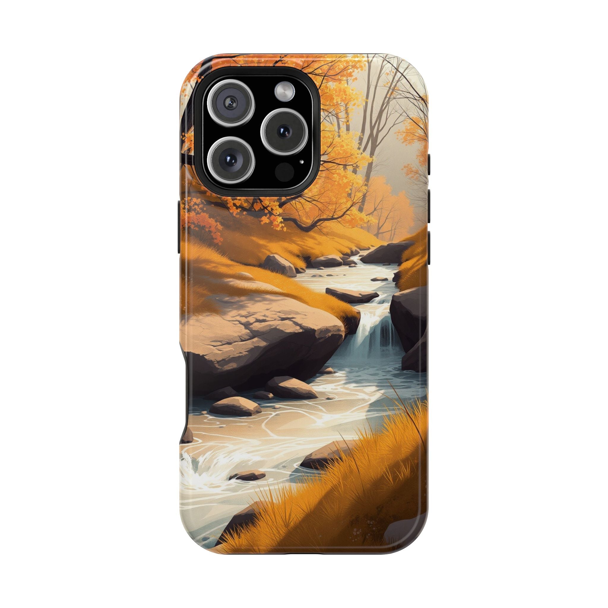 iPhone Mustard And Rust Spring Creek Slim Everyday Designer Case · iPhone Case