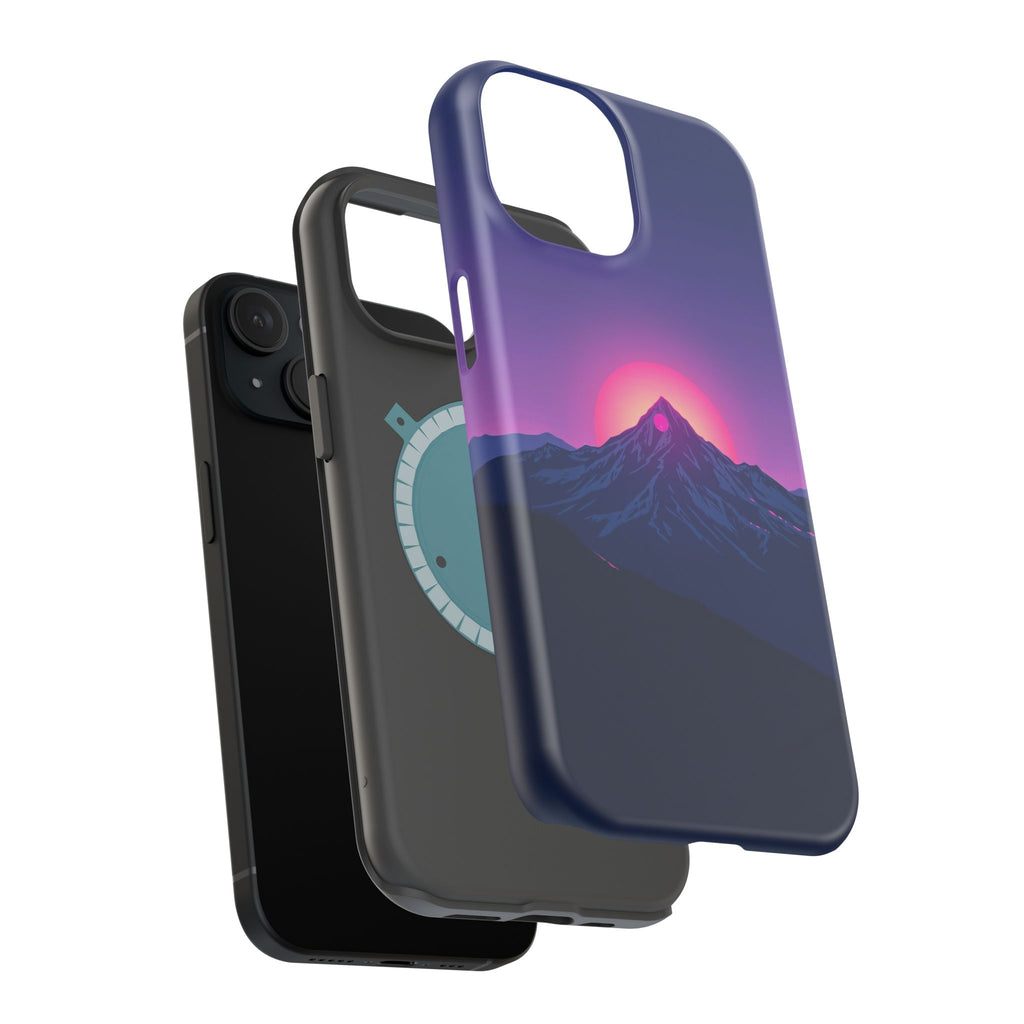 iPhone Mountain at Sunrise Electric Art Slim Everyday iPhone 15 · iPhone Case
