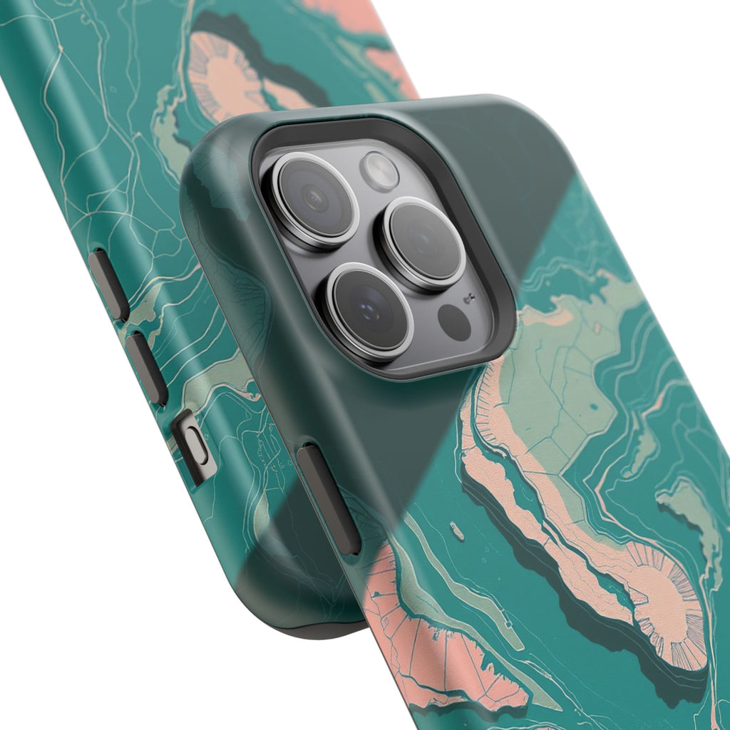 iPhone Earthy River Delta Aerial Design Slim Everyday iPhone 18 · iPhone Case