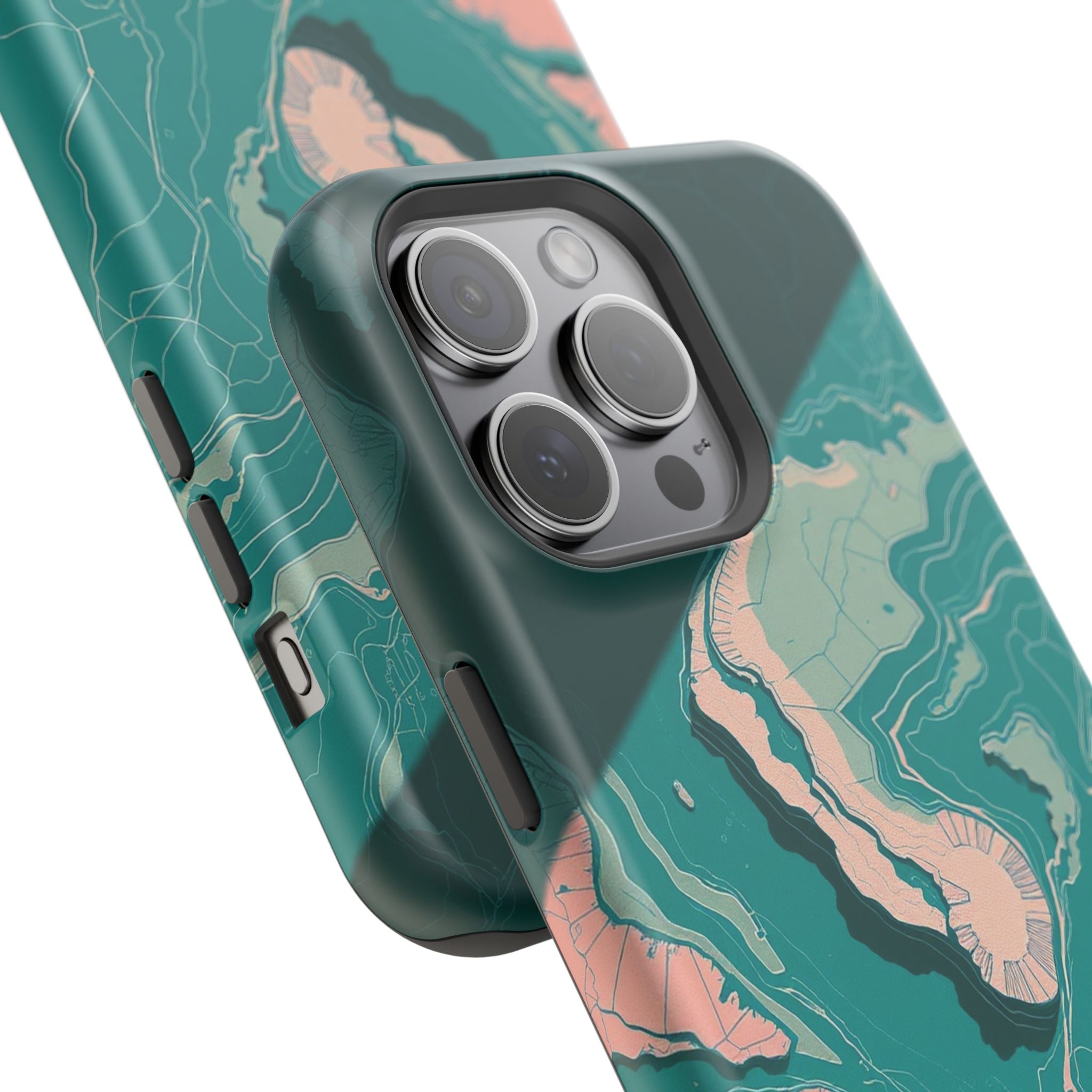 iPhone Earthy River Delta Aerial Design Slim Everyday iPhone 18 · iPhone Case