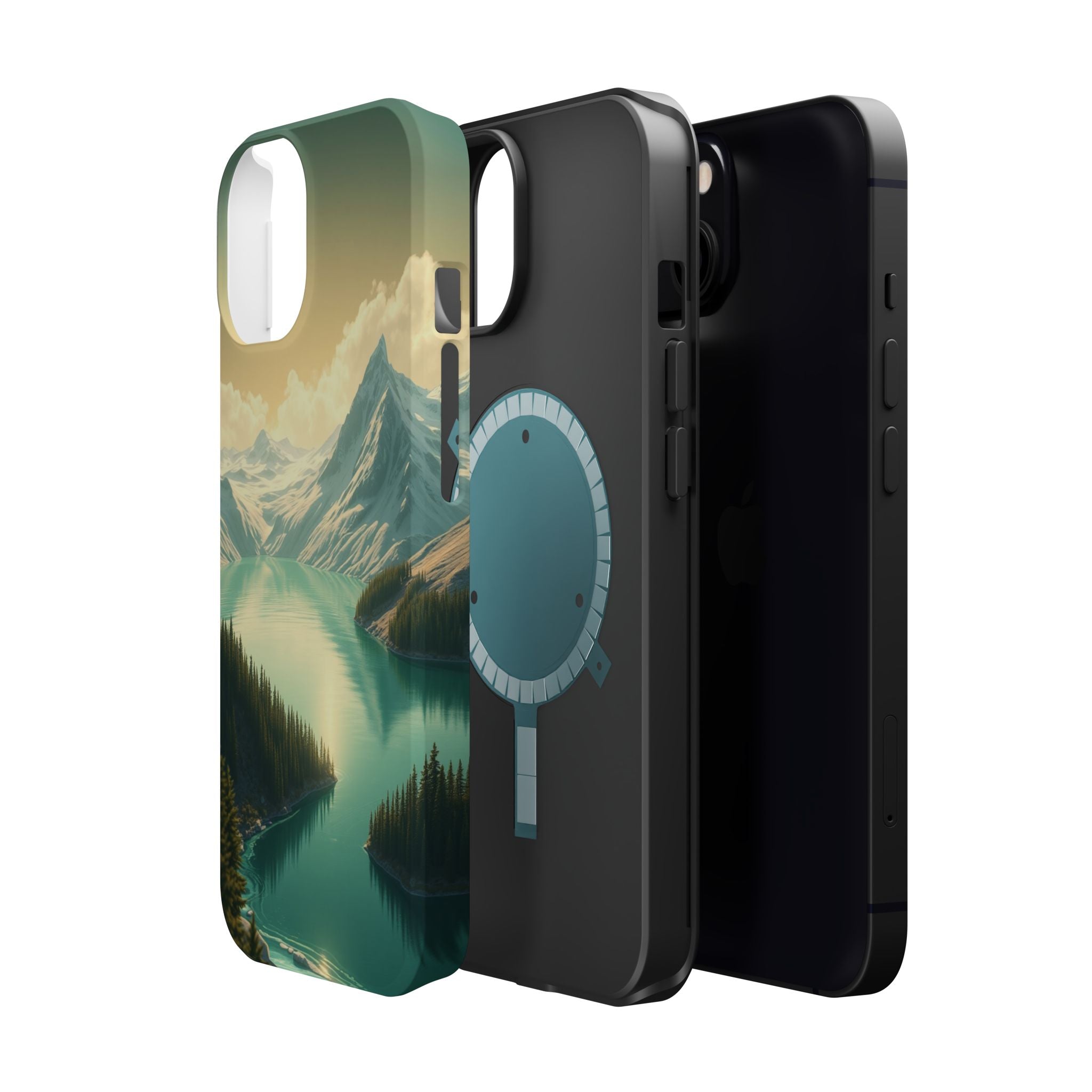iPhone Glacier Lake Bold Art Slim Everyday Designer Case · iPhone Case