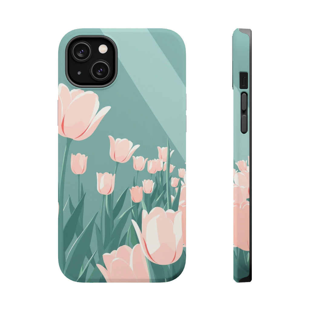 iPhone Tulip Row Enchanted Art Slim Everyday Designer Case · iPhone Case