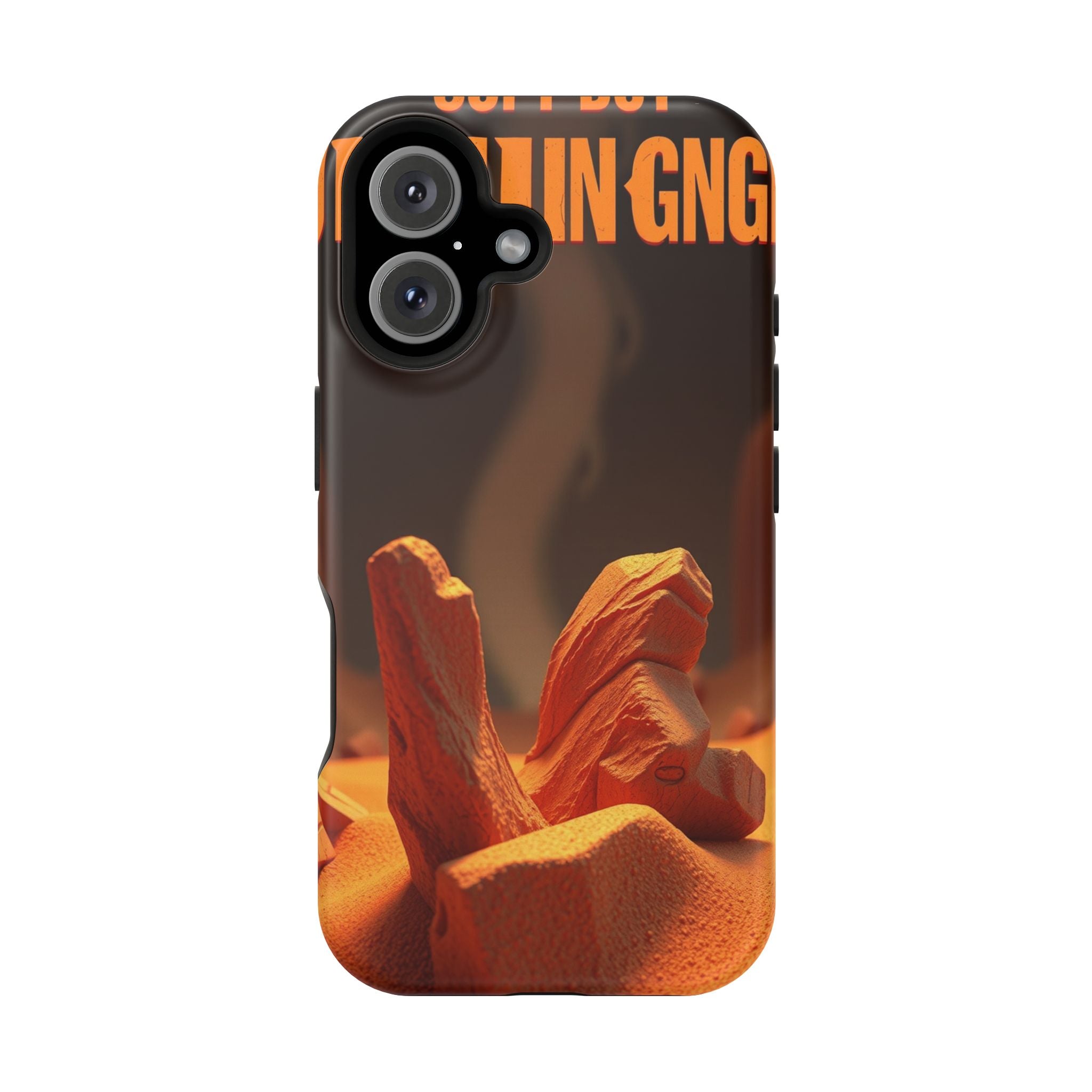 iPhone Earthy Soft but Unhinged Design Slim Everyday Designer Case · iPhone Case