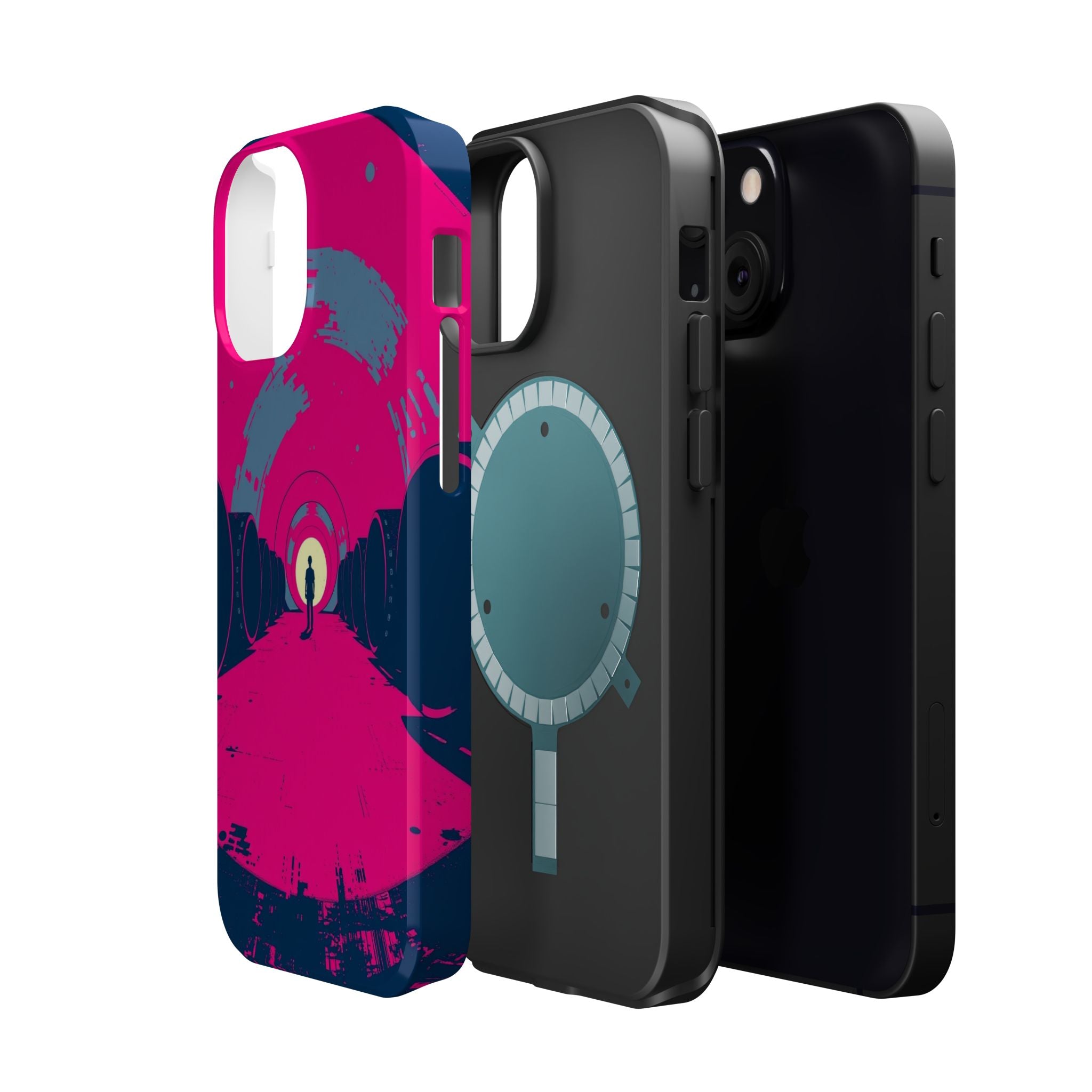 iPhone 1960s Mod Circles Bold Art Bold Modern Everyday Snap Case · iPhone Case