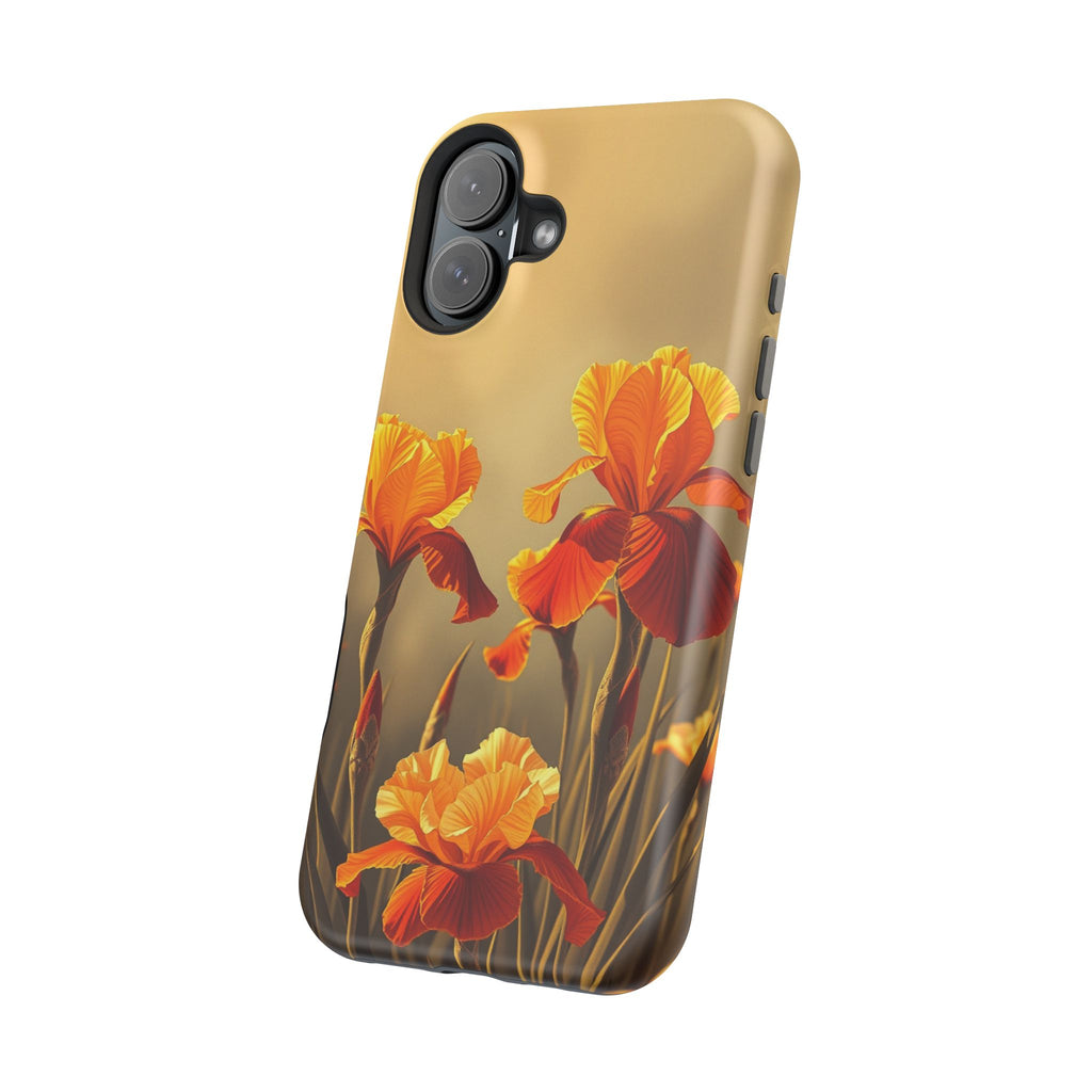 iPhone Iris Garden Gold Foil Luxury Slim Everyday Designer Case · iPhone Case