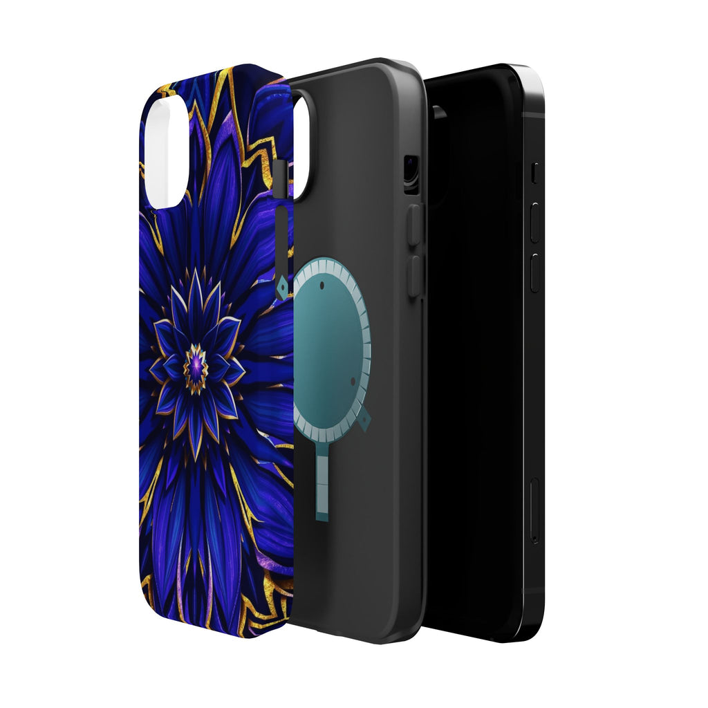 iPhone Floral Mandala Electric Art 14 Slim Everyday Designer Case · iPhone Case