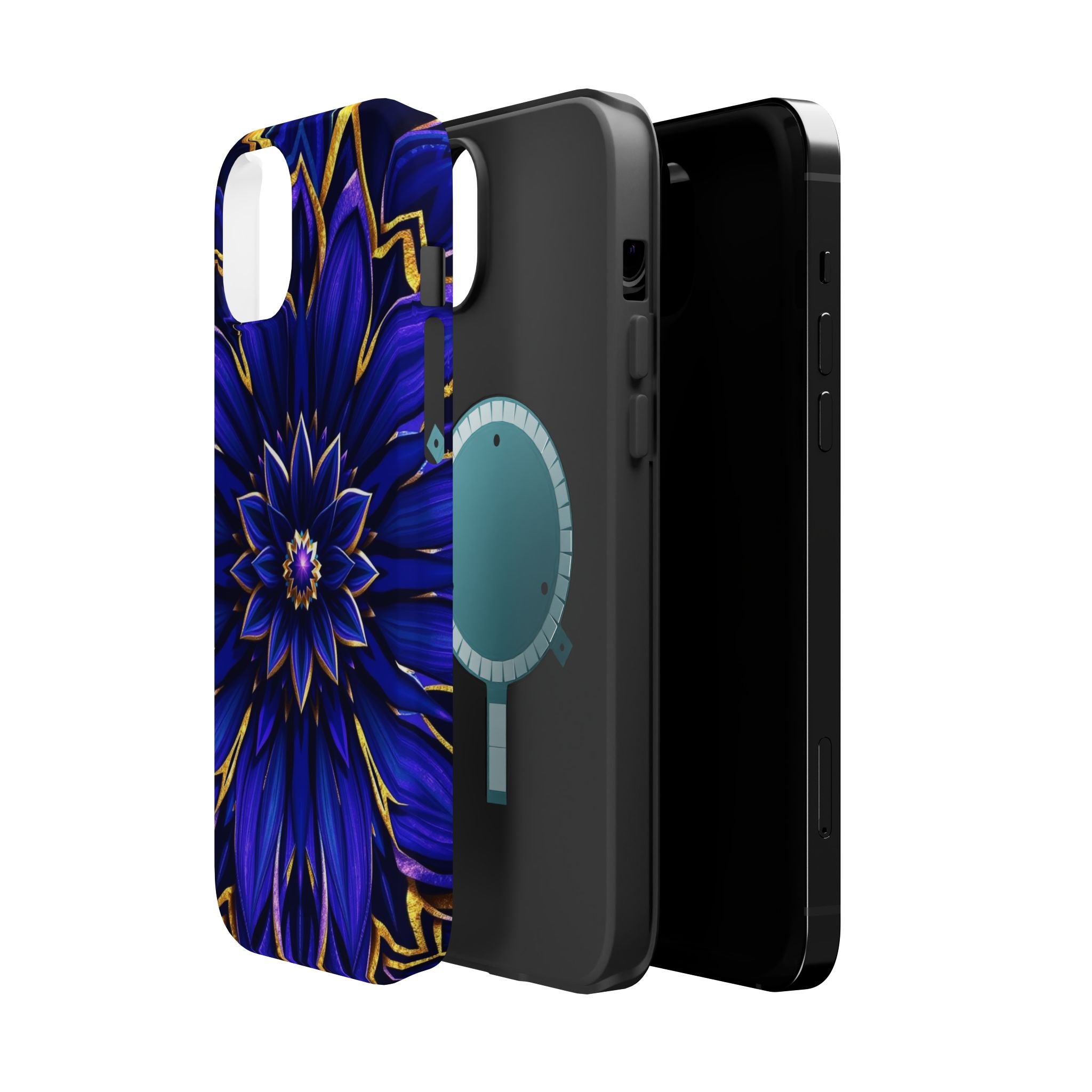 iPhone Floral Mandala Electric Art 14 Slim Everyday Designer Case · iPhone Case