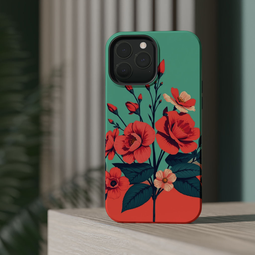 iPhone Pin-up Floral Cinematic Art Bold Modern Everyday Snap Case · iPhone Case