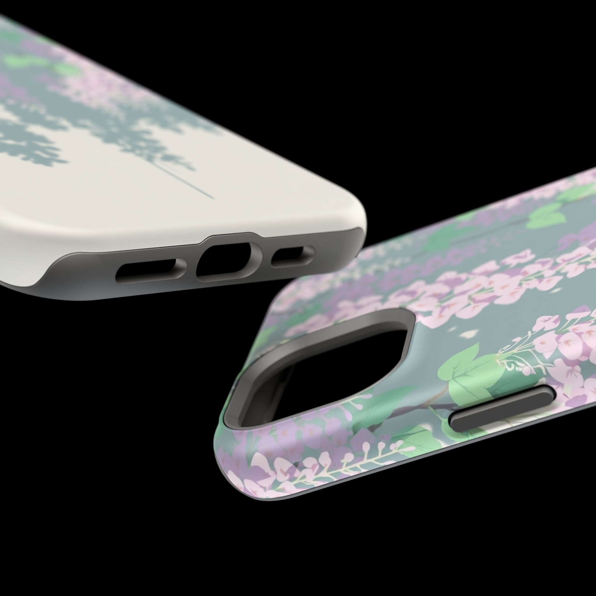 iPhone Dreamy Wisteria Cascade Design Slim Everyday Designer Case · iPhone Case