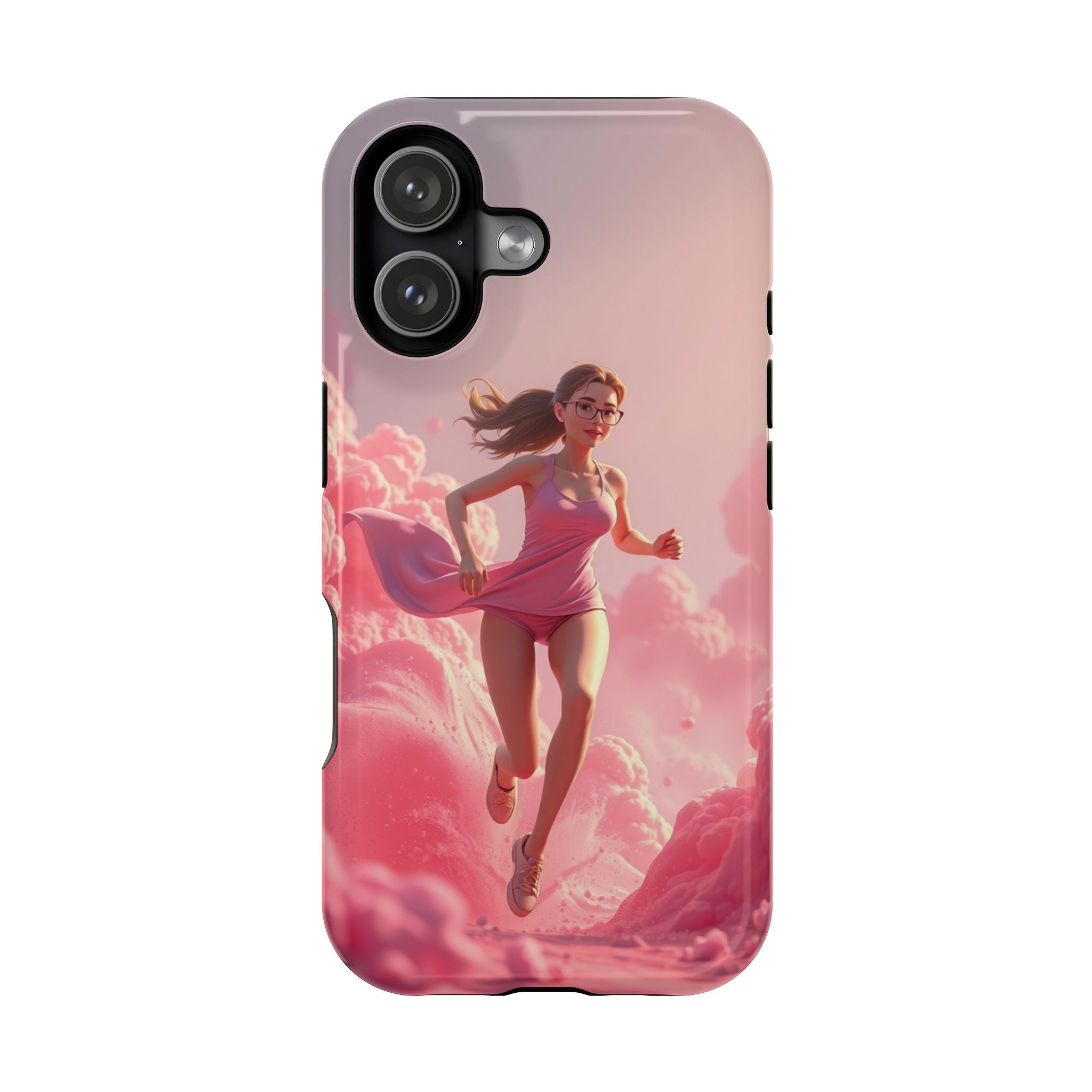 iPhone on Fumes 3D Digital Bold Modern Everyday Snap Case · iPhone Case