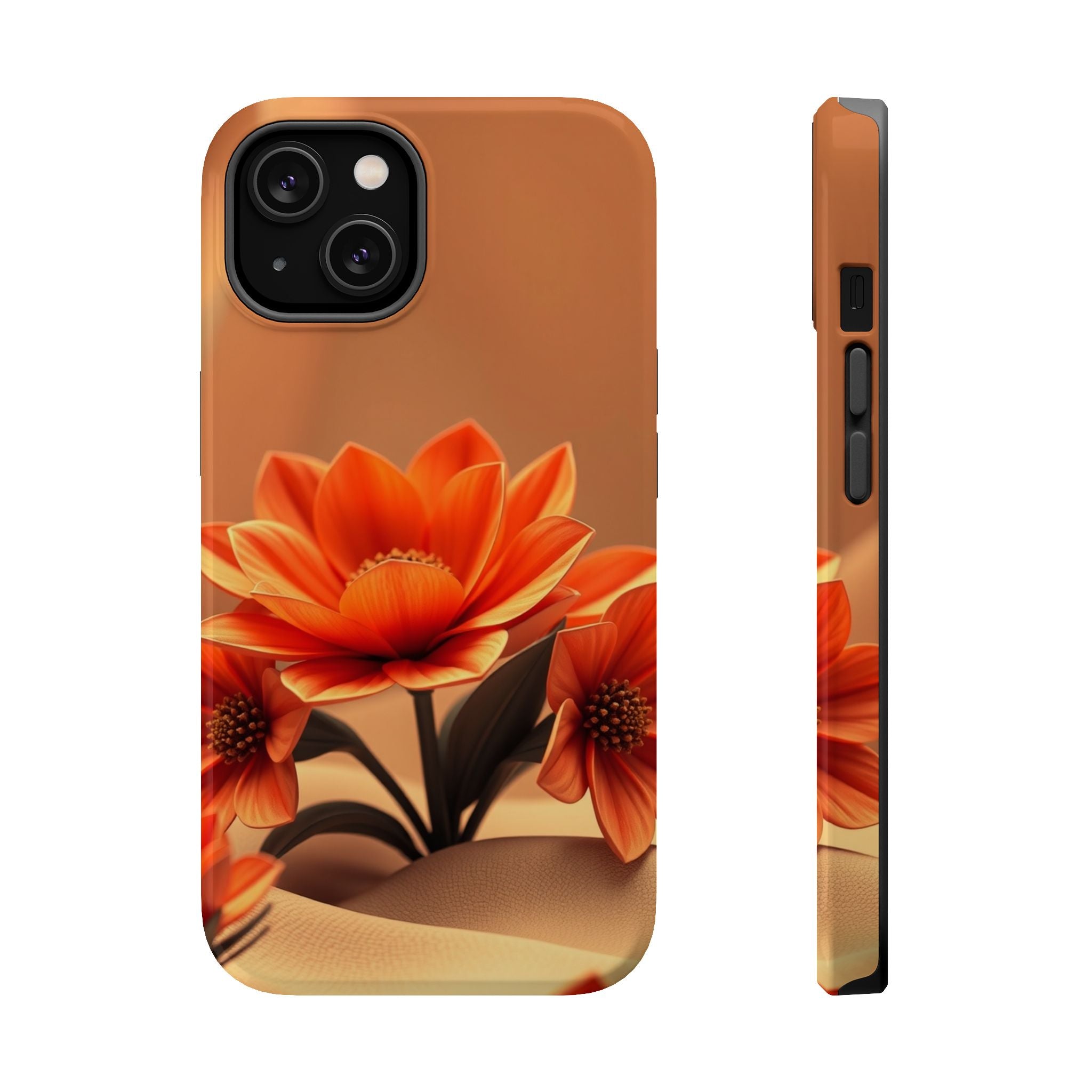 iPhone Floral Geometric 3D Digital Bold Modern Everyday Snap Case · iPhone Case
