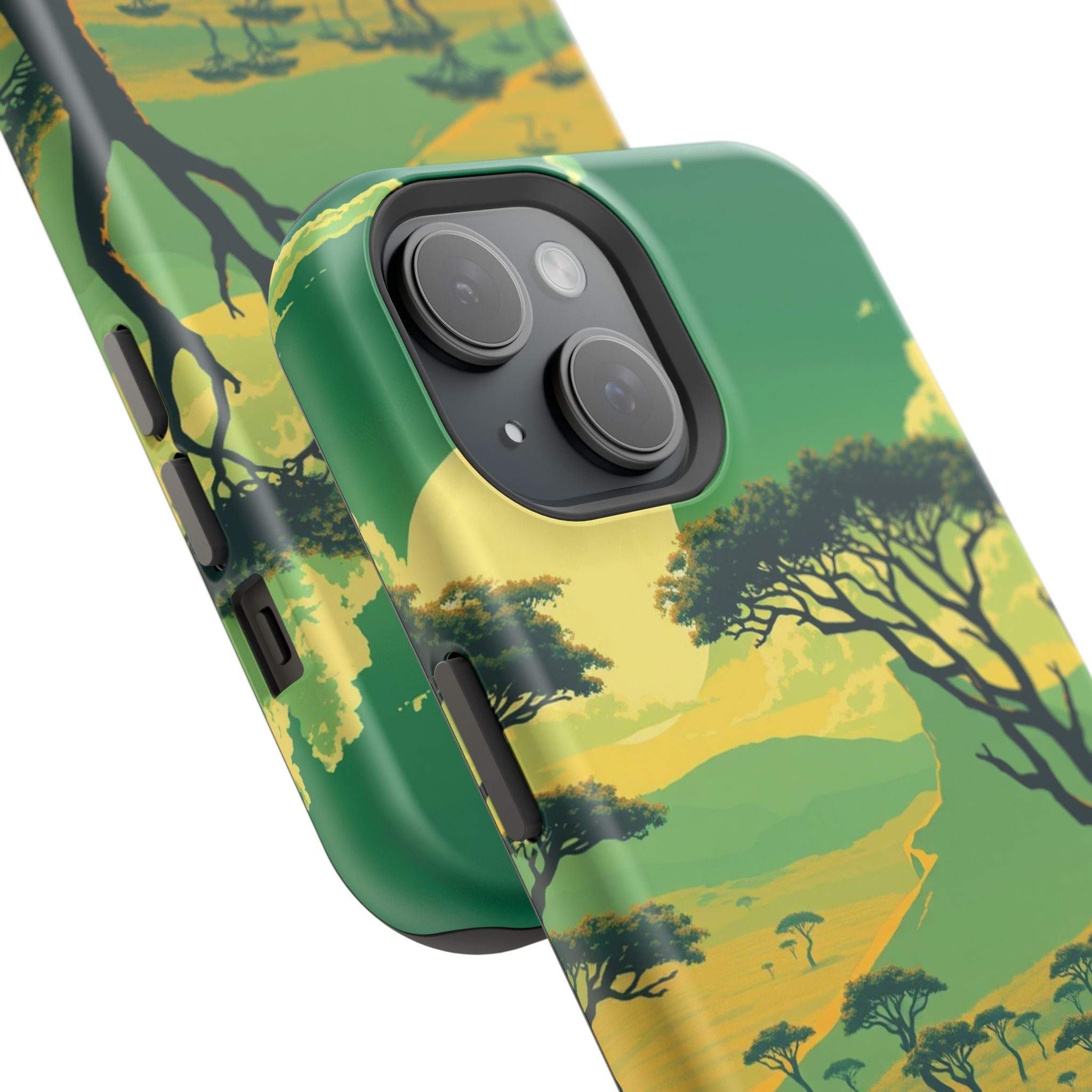 iPhone Savanna Horizon Pixel Art -Bit Slim Everyday Designer Case · iPhone Case