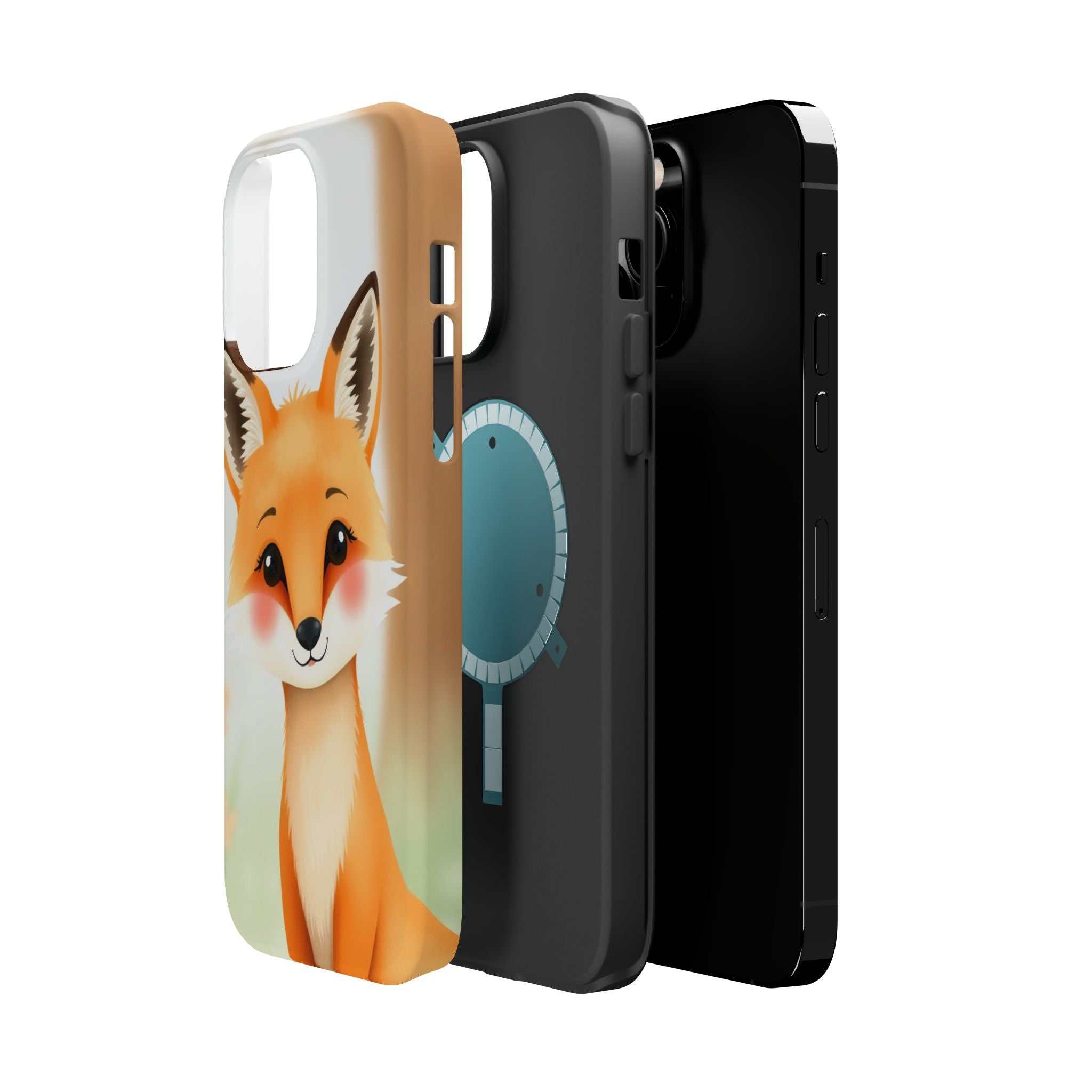 iPhone Watercolor Fox Portrait Kids Fun iPhone Phone Case Gift Slim · iPhone Cas
