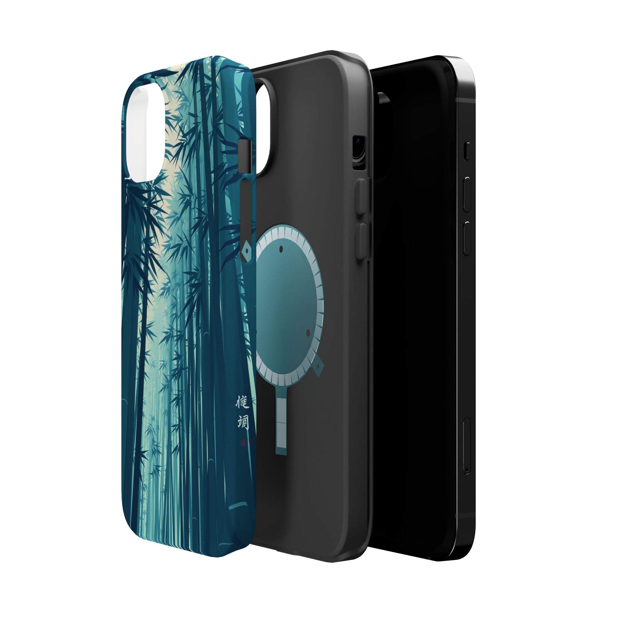 iPhone Mint And Blush Bamboo Grove 18 Slim Everyday Designer Case · iPhone Case