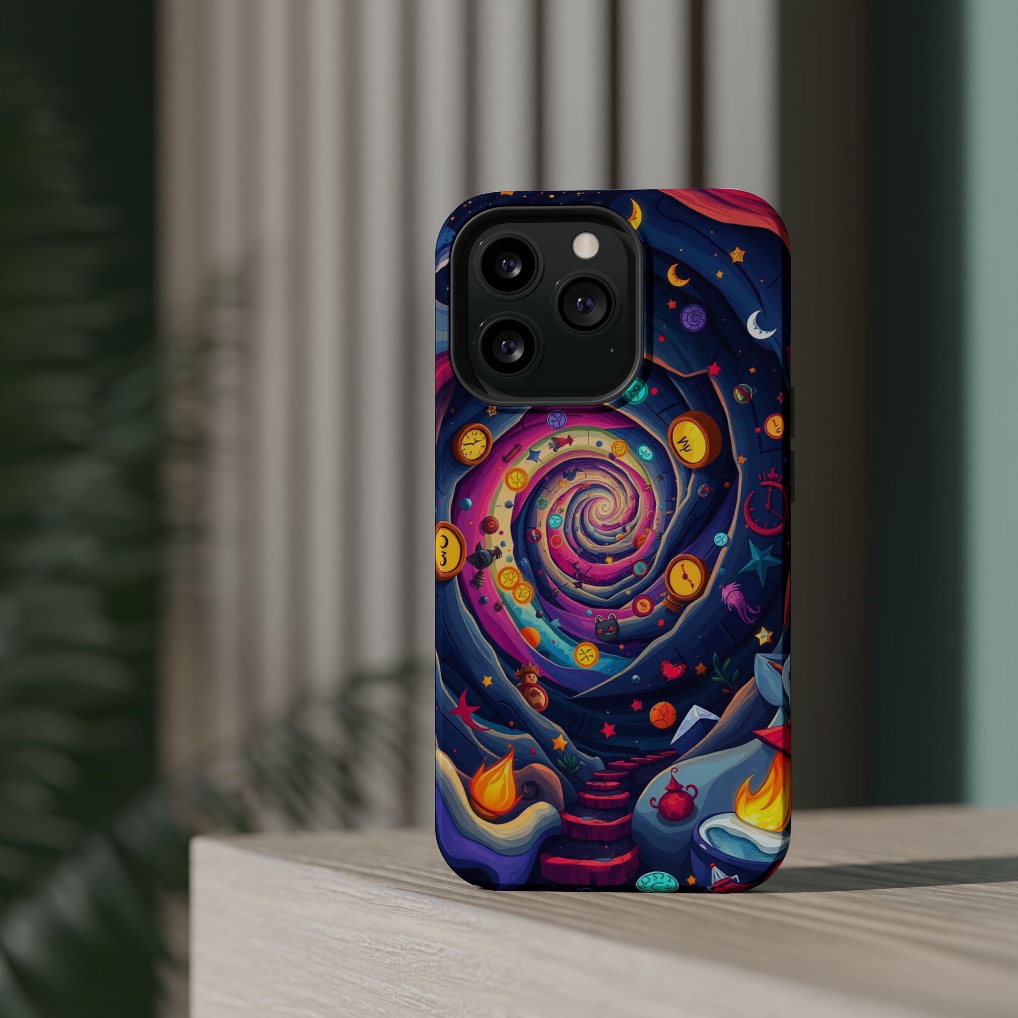 iPhone Time Portal Swirl Kids Fun iPhone Phone Case Gift Clean Minimal · iPhone