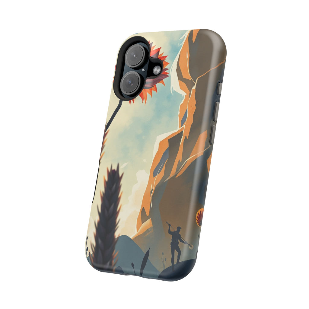 iPhone Bud Burst Vibrant Watercolor Artistic Everyday Cas Slim Snap Case · iPhon