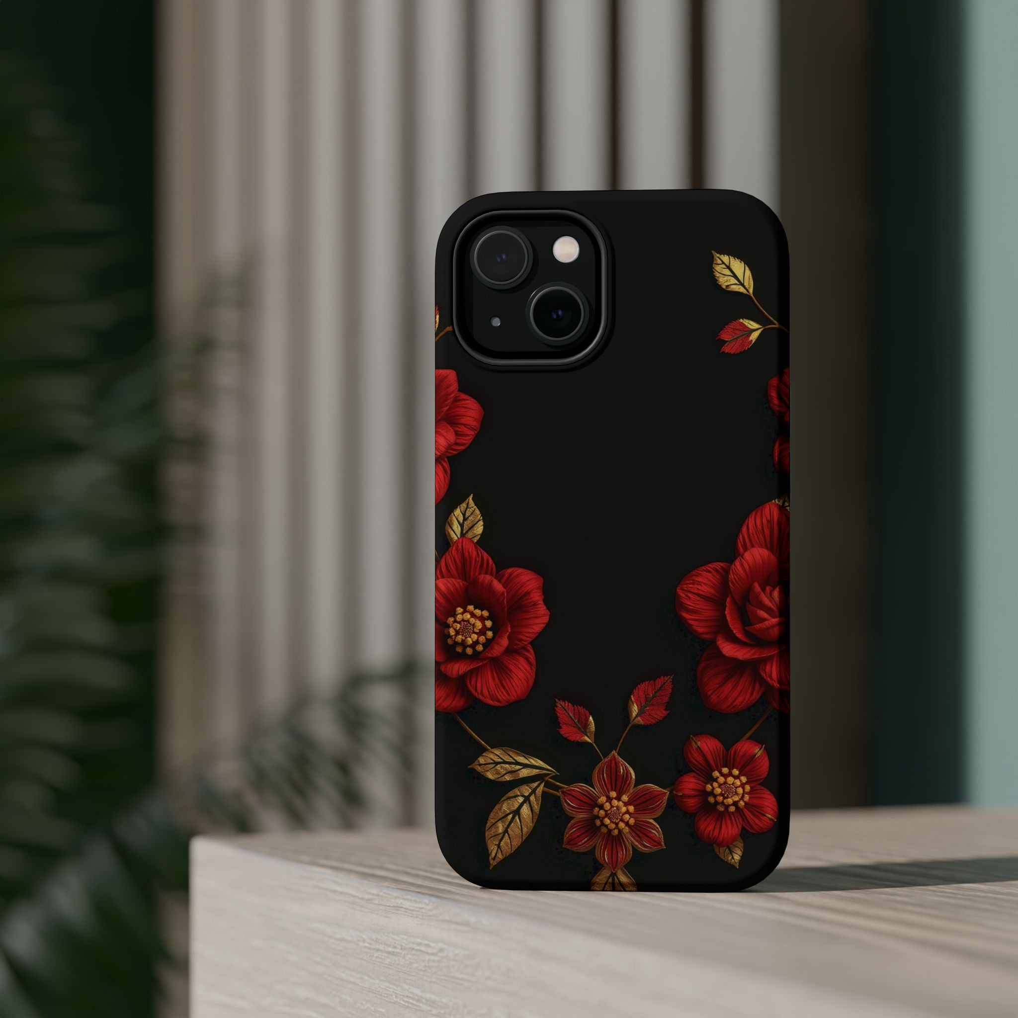 iPhone Floral Gold Foil 3D Digital Bold Modern Everyday Snap Case · iPhone Case