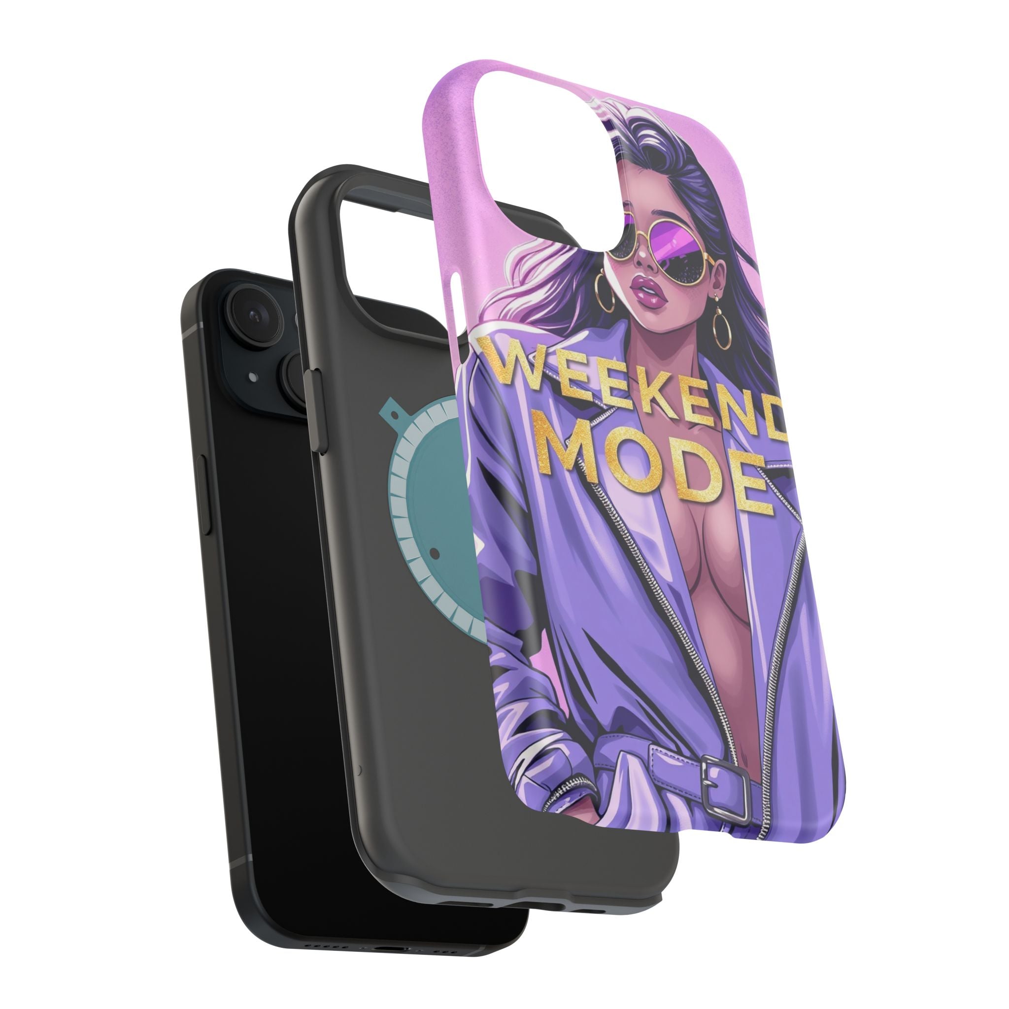 iPhone Lavender And Pearl Weekend Mode On Slim Everyday Designer Case · iPhone C