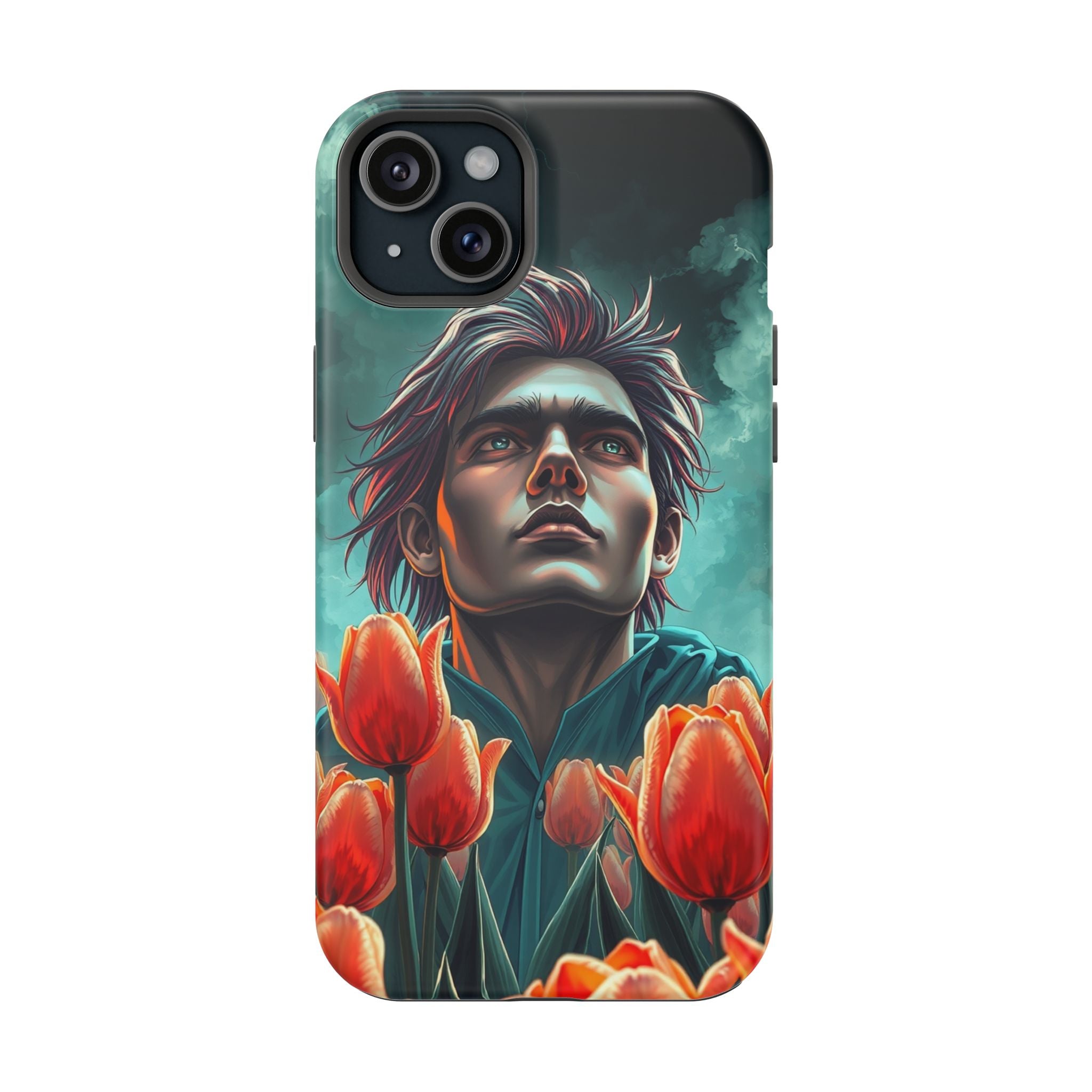 iPhone Tulip Row Electric Art Slim Everyday Designer Case · iPhone Case