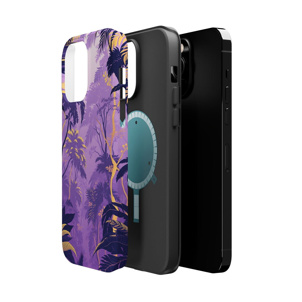 iPhone Lavender And Pearl Rainforest Canopy Soft iPhone 14 Finish · iPhone Case