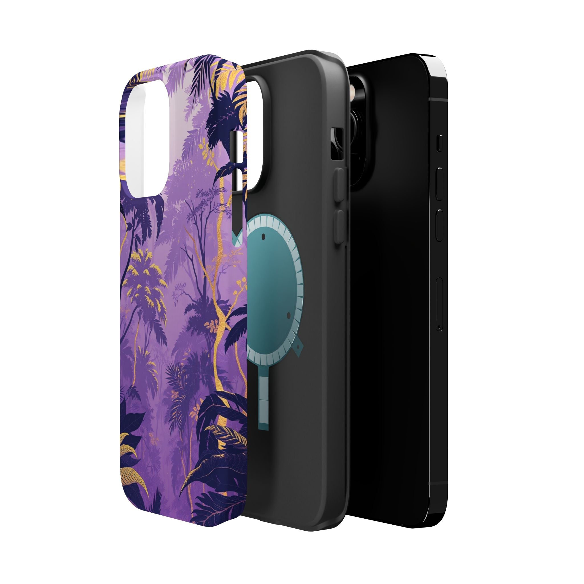 iPhone Lavender And Pearl Rainforest Canopy Soft iPhone 14 Finish · iPhone Case