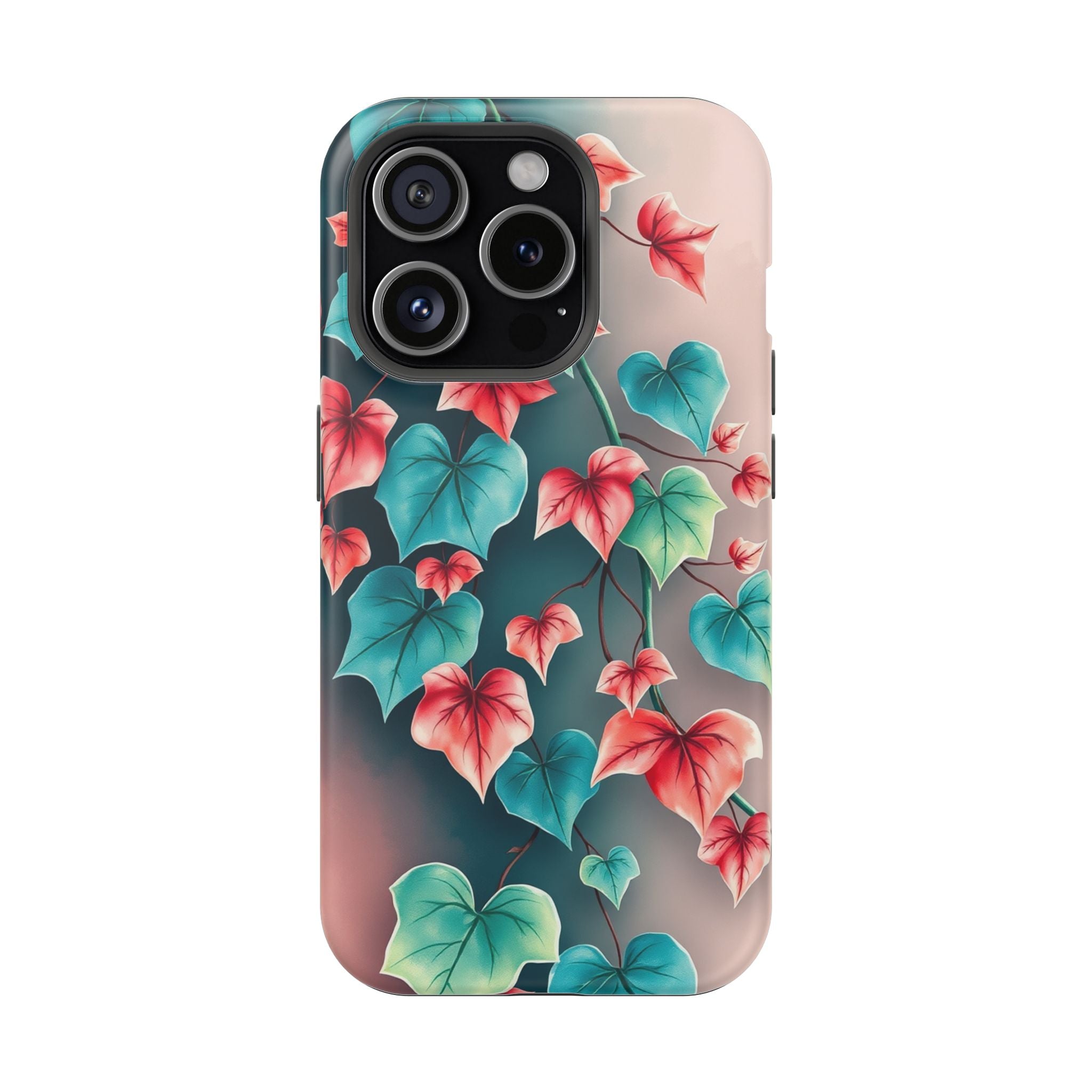 iPhone Art Nouveau Vine Teal And Coral Slim Snap Case · iPhone Case