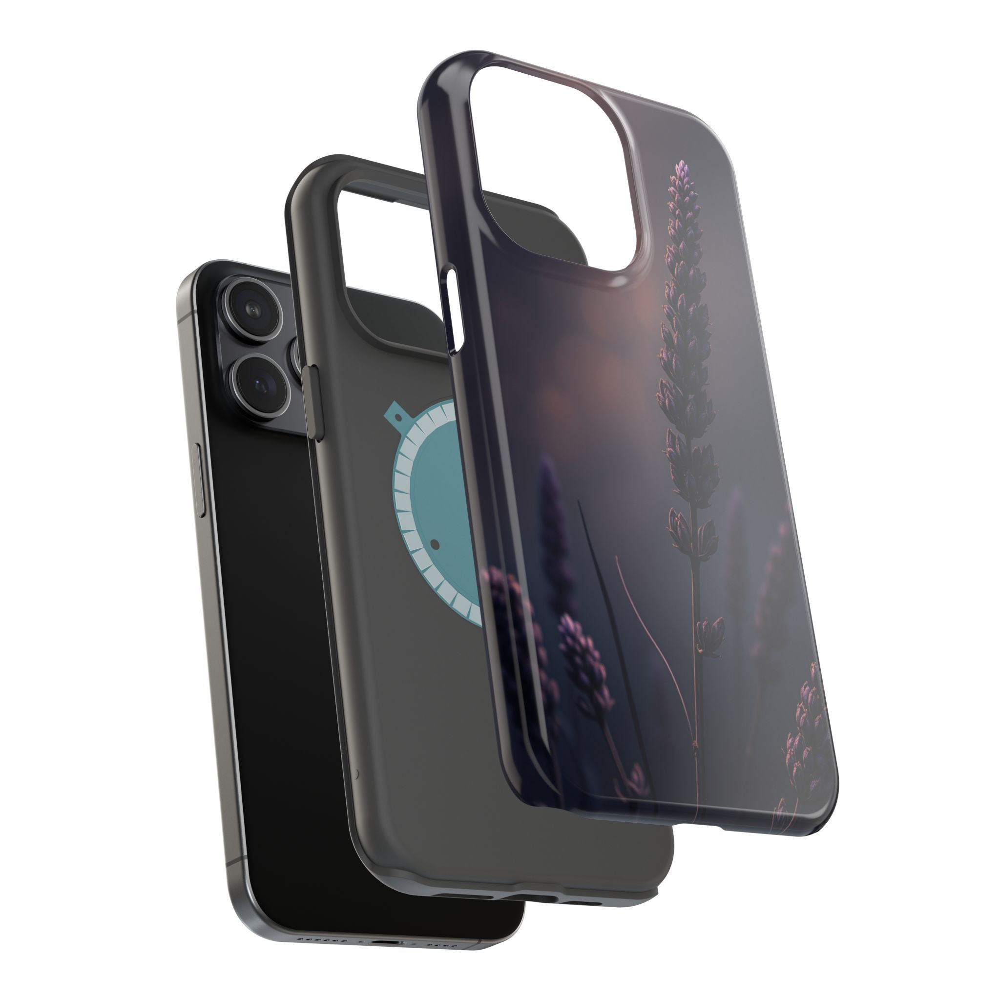 iPhone Lavender Haze Electric Art Clean Minimal Snap Case · iPhone Case